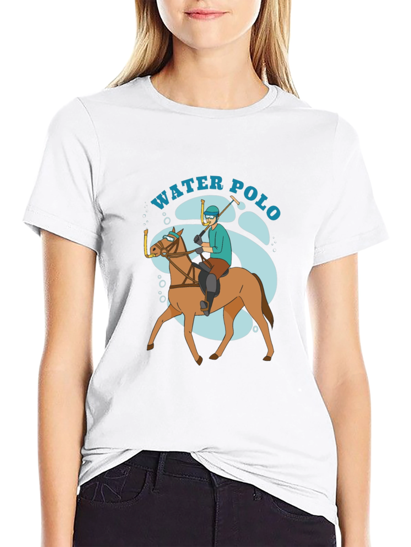 Funny Water Polo Horse T-Shirt