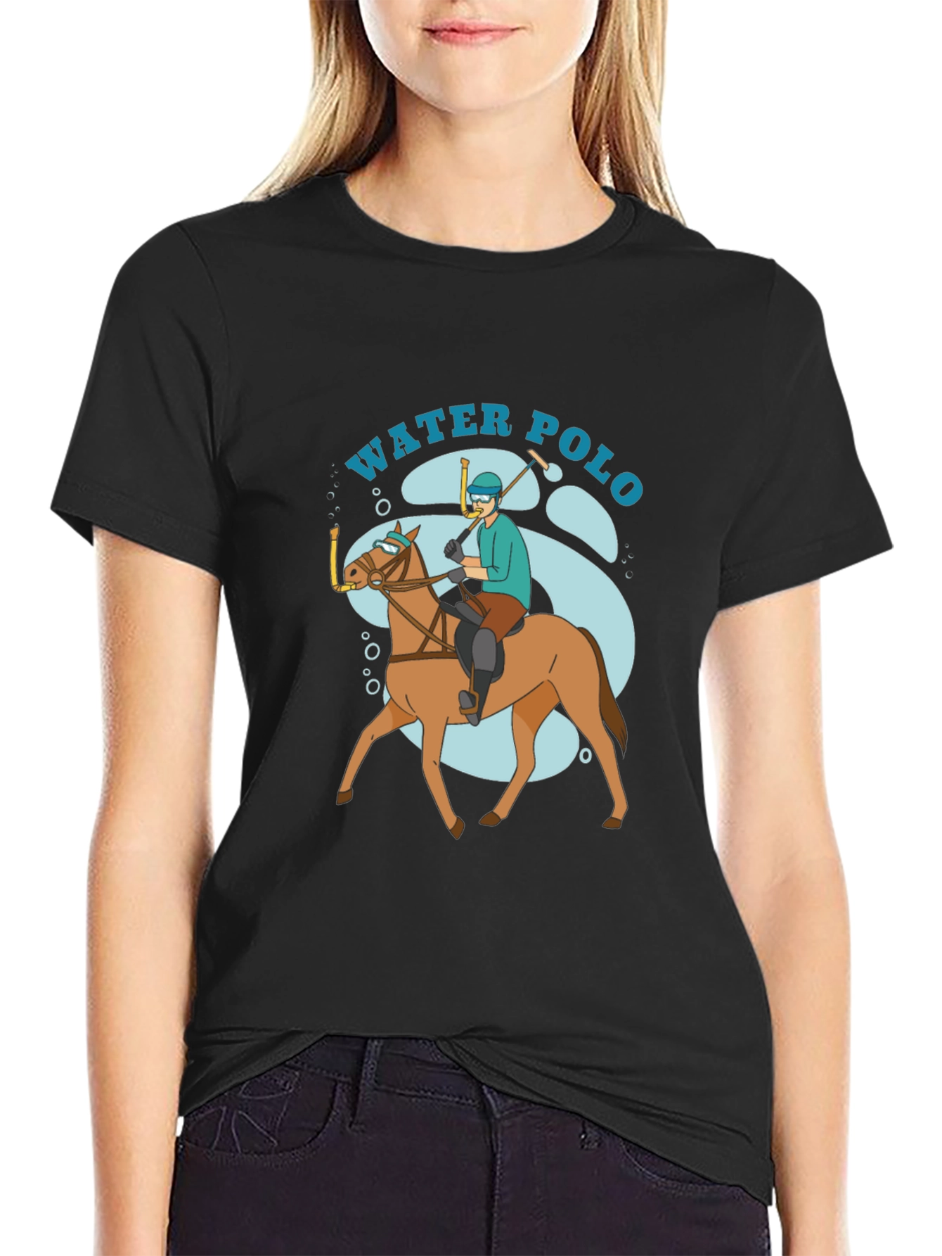 Funny Water Polo Horse T-Shirt