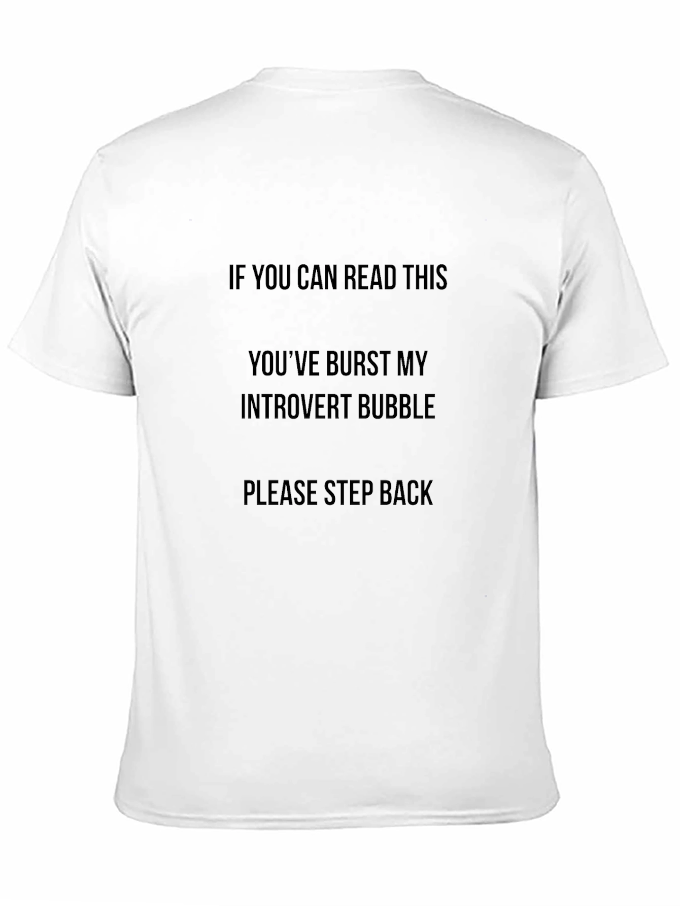 Introvert Bubble T-Shirt - Funny Slogan Tee