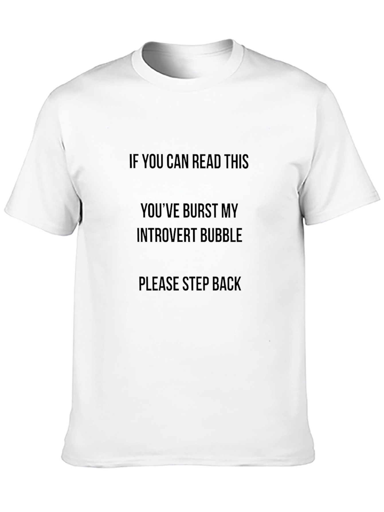 Introvert Bubble T-Shirt - Funny Slogan Tee
