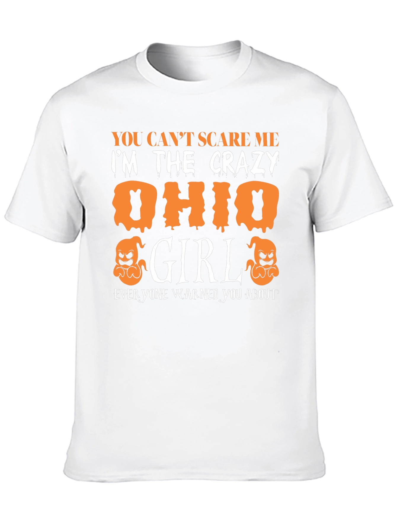 Crazy Ohio Girl Halloween Graphic Tee