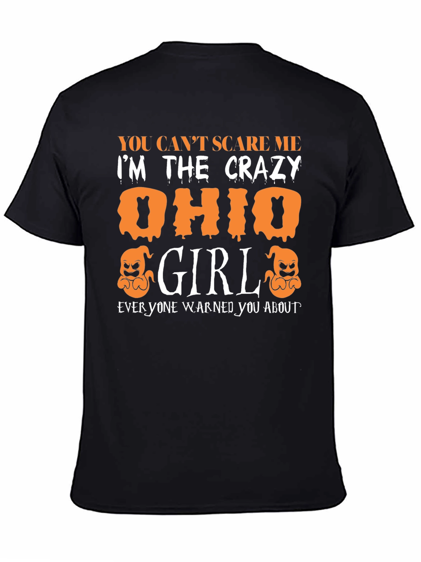Crazy Ohio Girl Halloween Graphic Tee