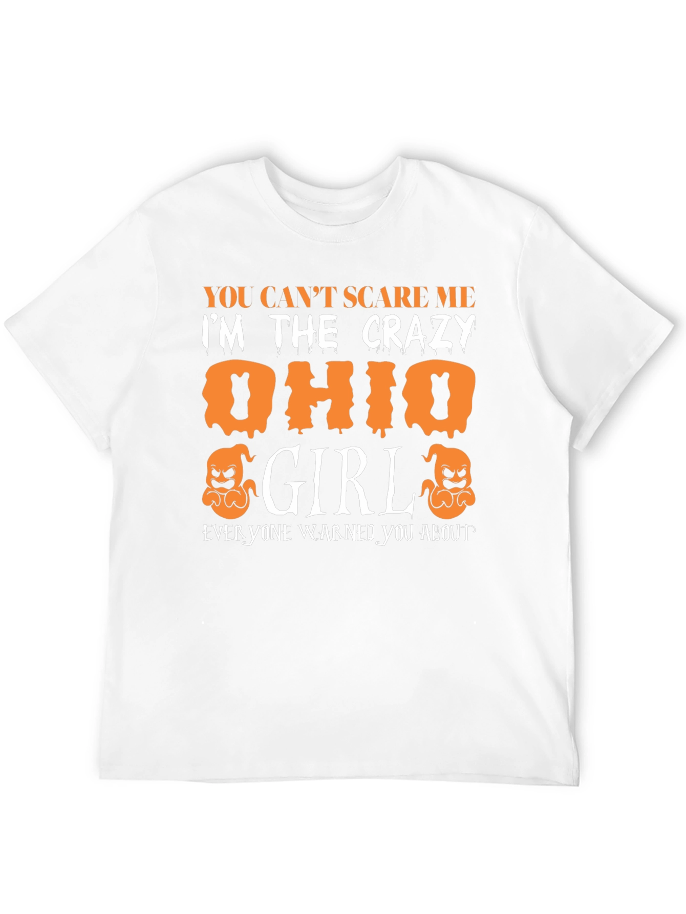 Crazy Ohio Girl Halloween Graphic Tee
