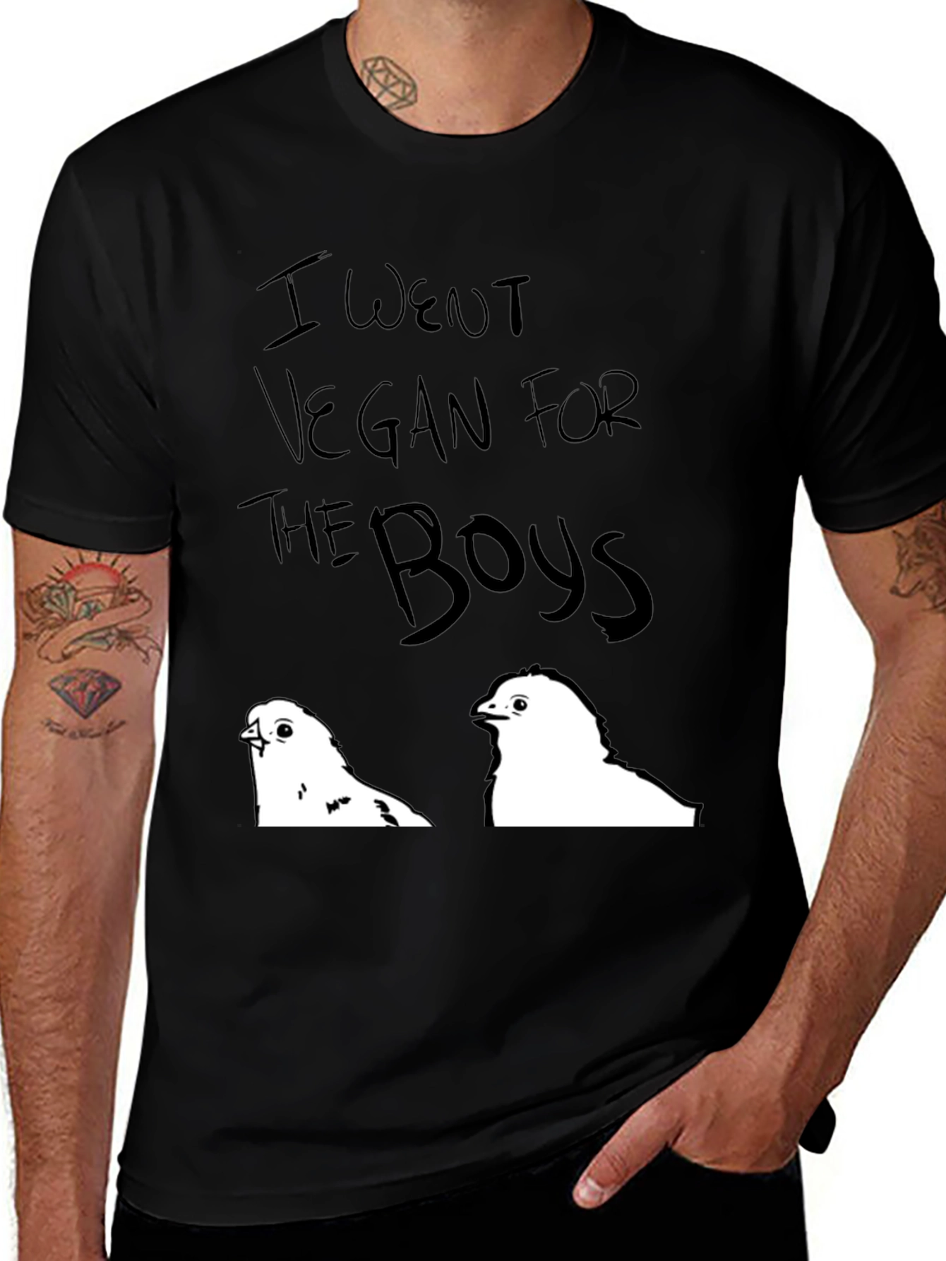 Vegan for The Boys Graphic Tee
