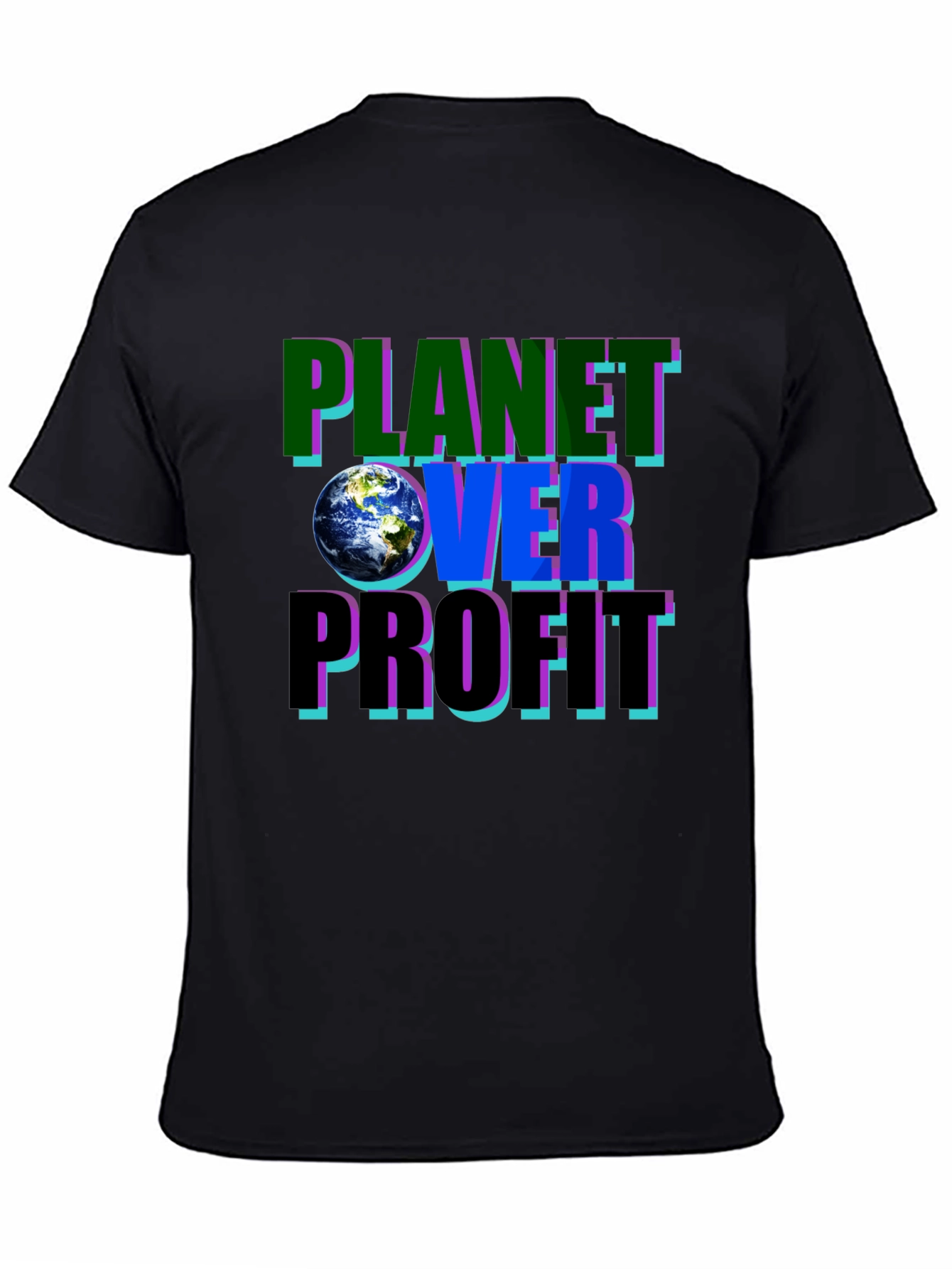 Planet Over Profit Graphic Tee - Eco-Conscious Fashion