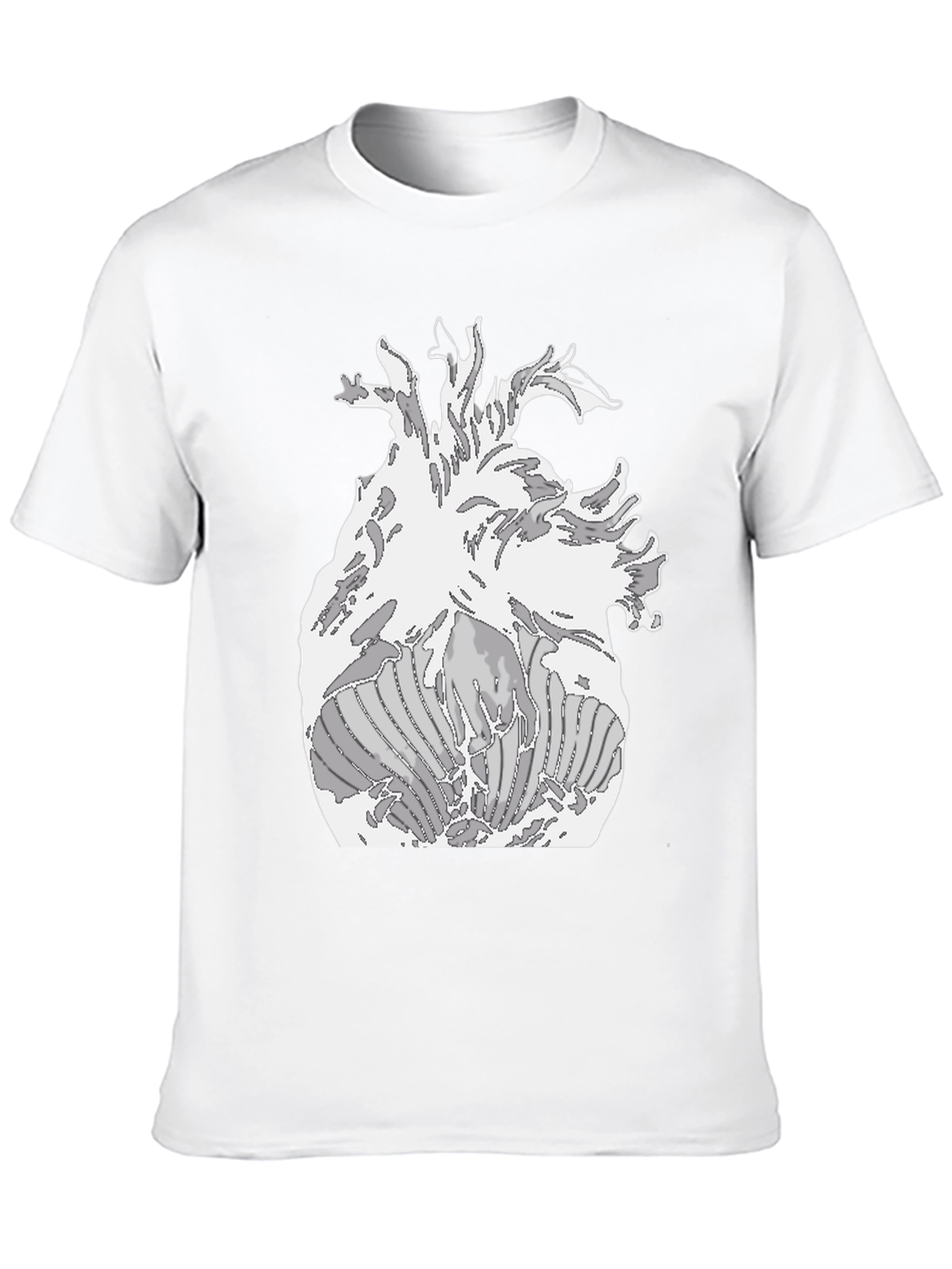 Anatomical Heart Graphic Tee - Black