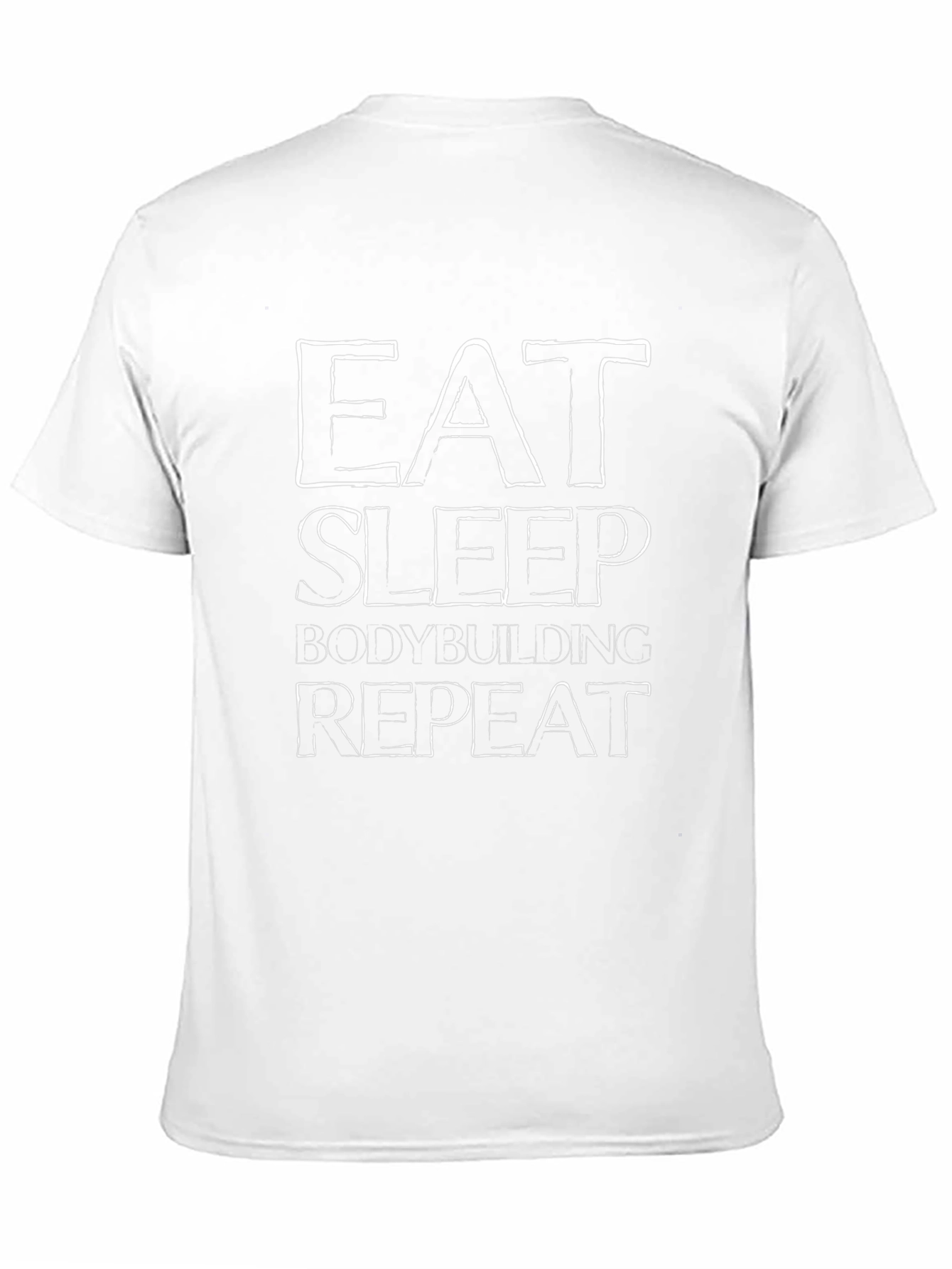 Eat Sleep Bodybuilding Repeat Black T-Shirt