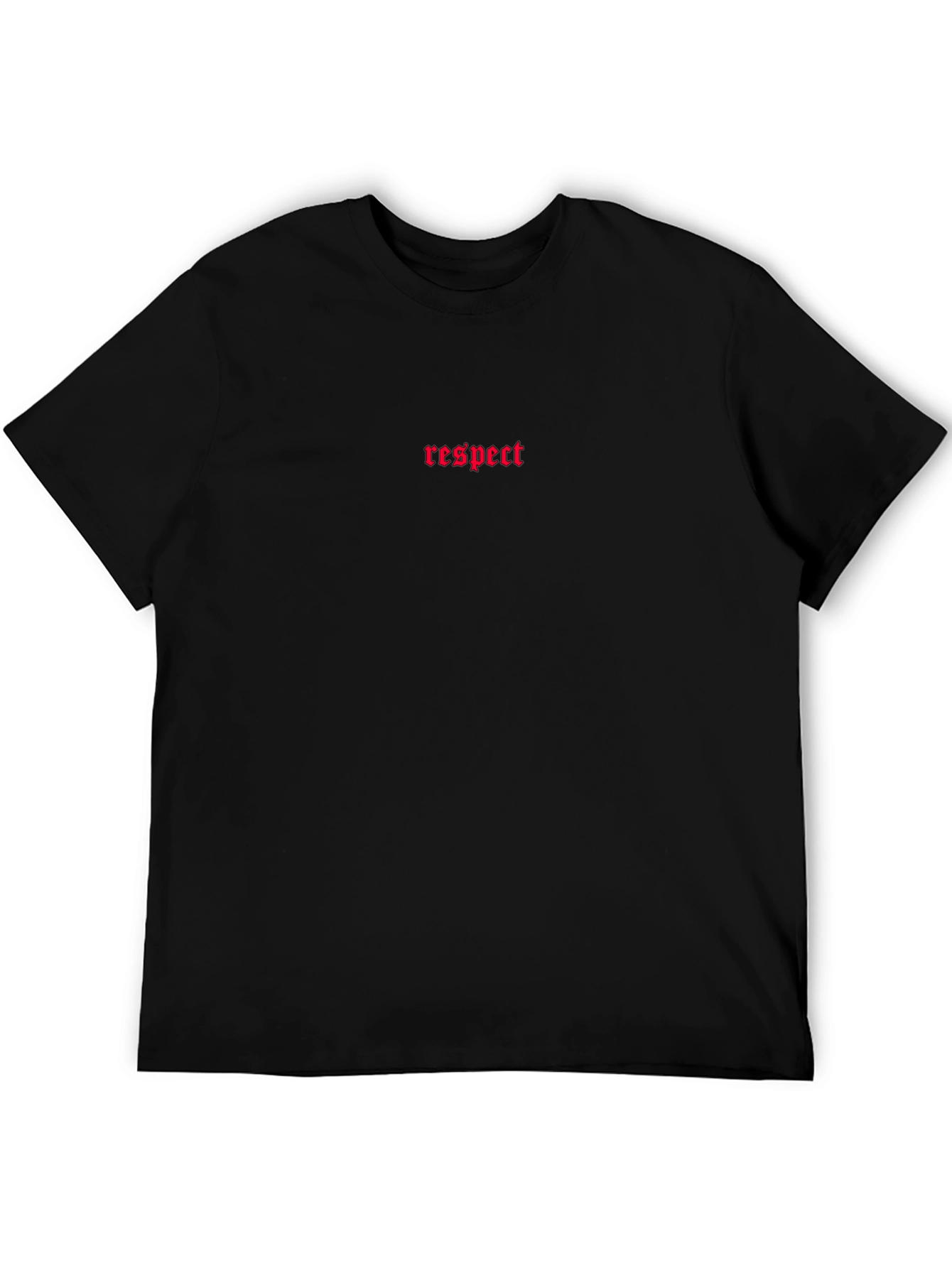 Respect Graphic Tee - Mens Black T-Shirt
