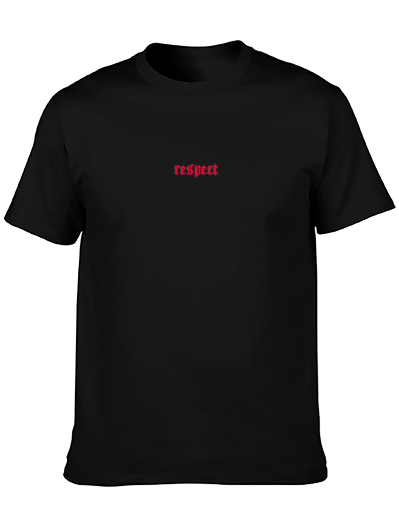 Respect Graphic Tee - Mens Black T-Shirt