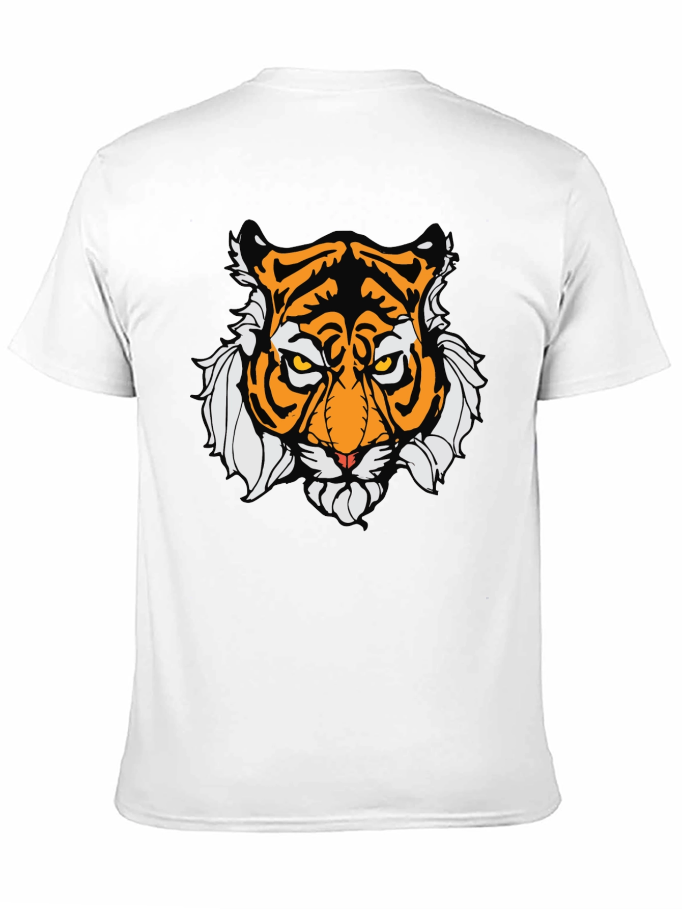 Bold Tiger Graphic Tee - Mens Black T-Shirt