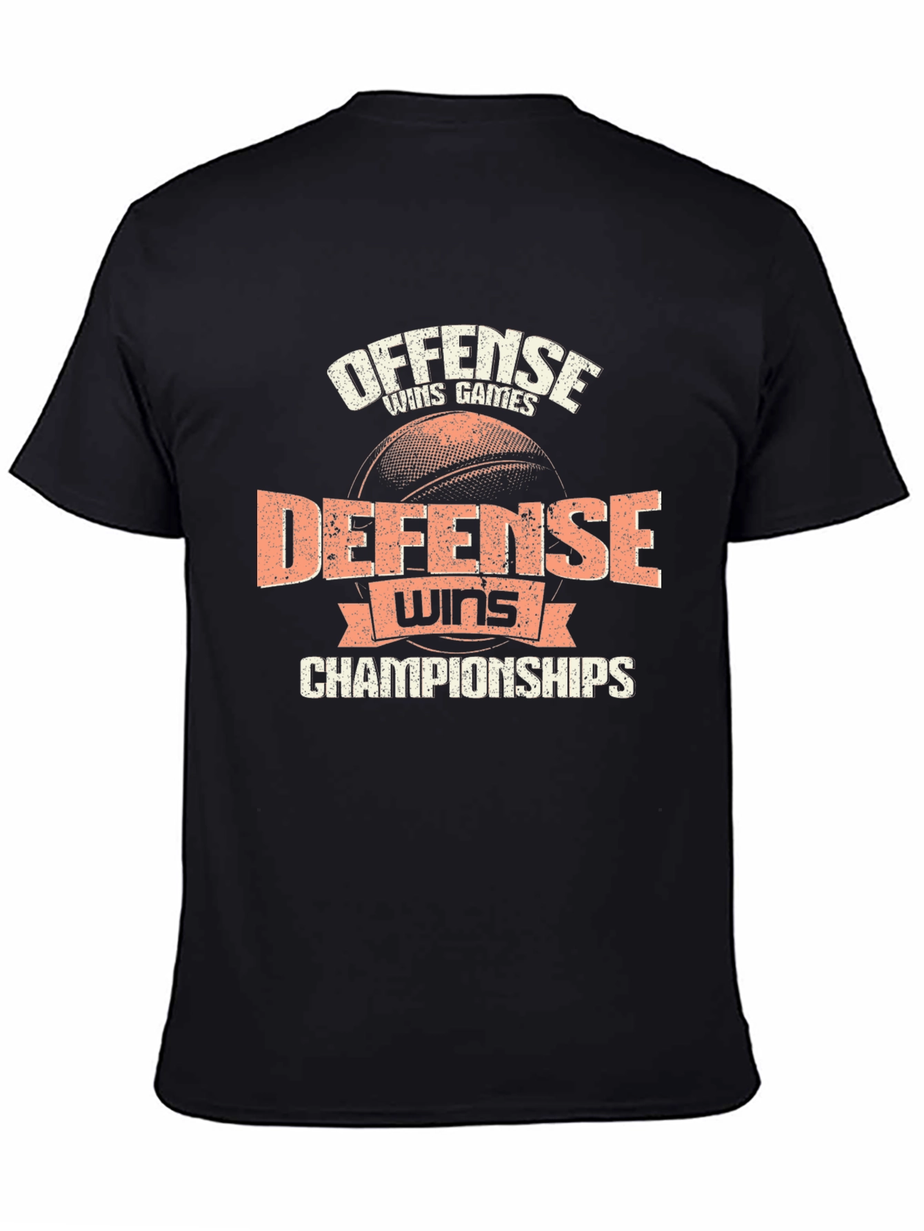 Offense Wins Games Defense Wins Championships T-Shirt