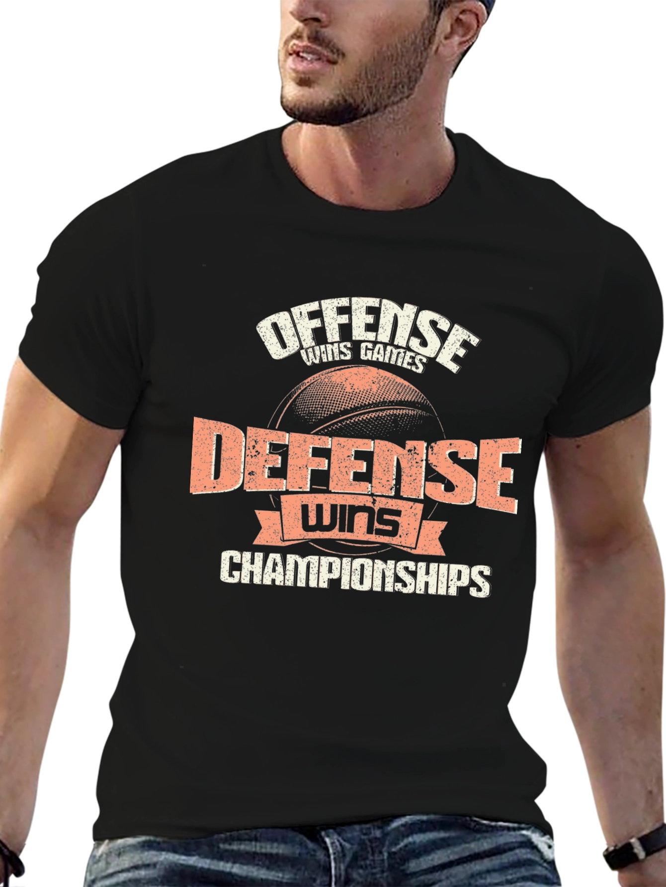 Offense Wins Games Defense Wins Championships T-Shirt