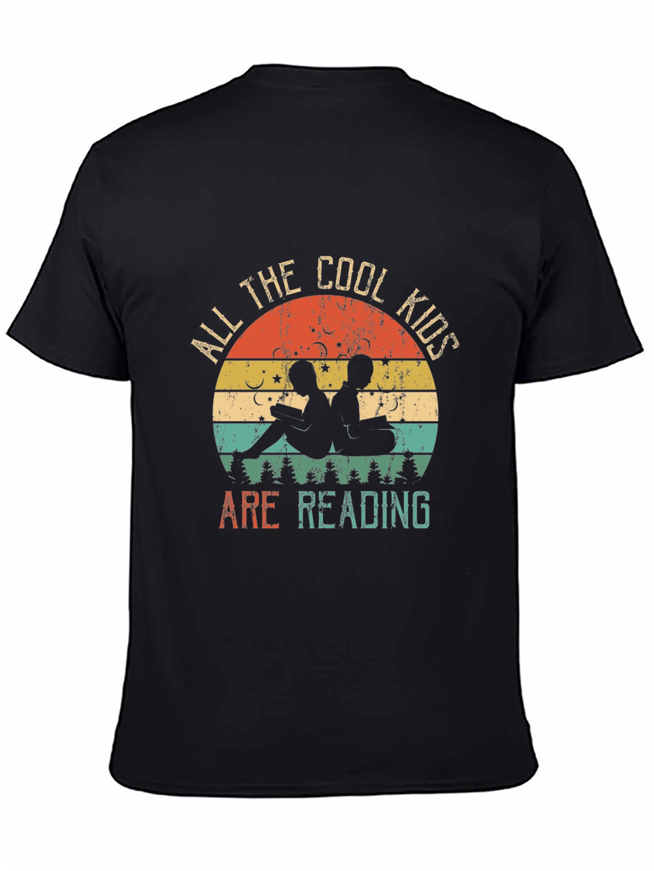 Cool Kids Reading T-Shirt - Retro Book Lover Tee