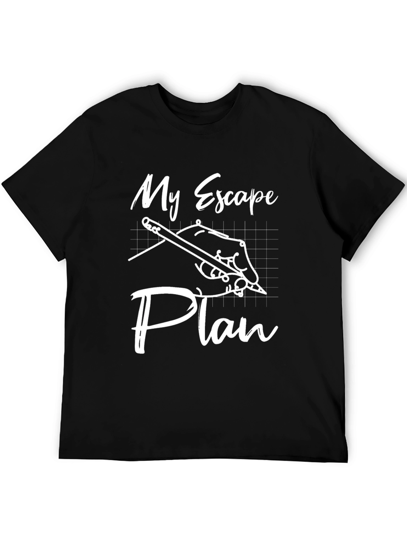 My Escape Plan T-Shirt - Architect Designer Drawing Tee