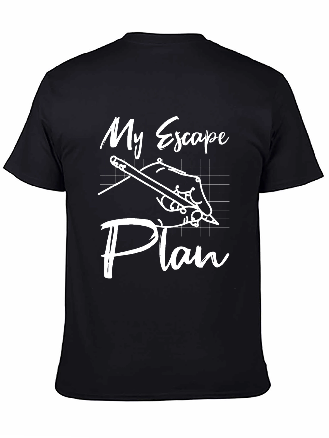 My Escape Plan T-Shirt - Architect Designer Drawing Tee