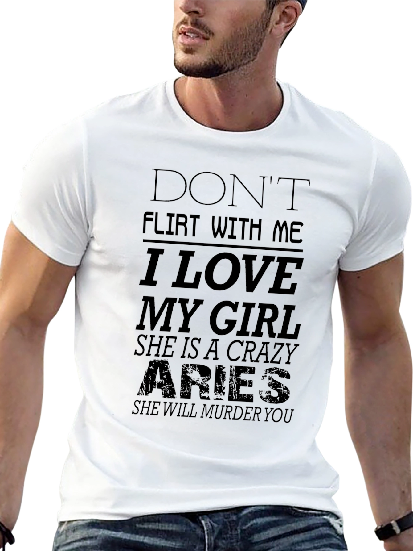 Dont Flirt Aries Girl T-Shirt