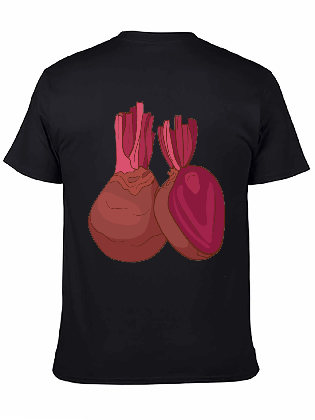 Beet Graphic Tee - Bold Vegetable Design