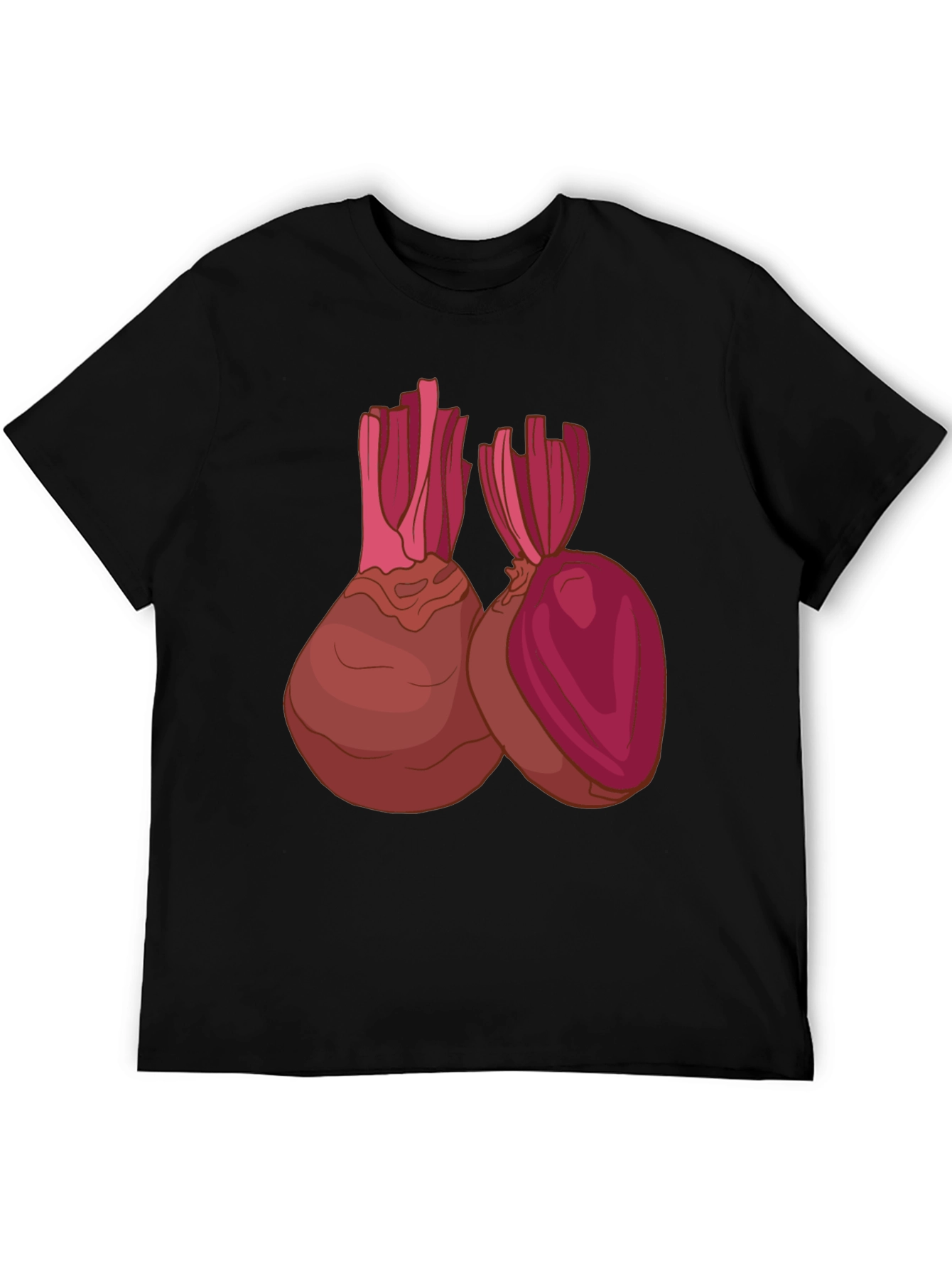 Beet Graphic Tee - Bold Vegetable Design