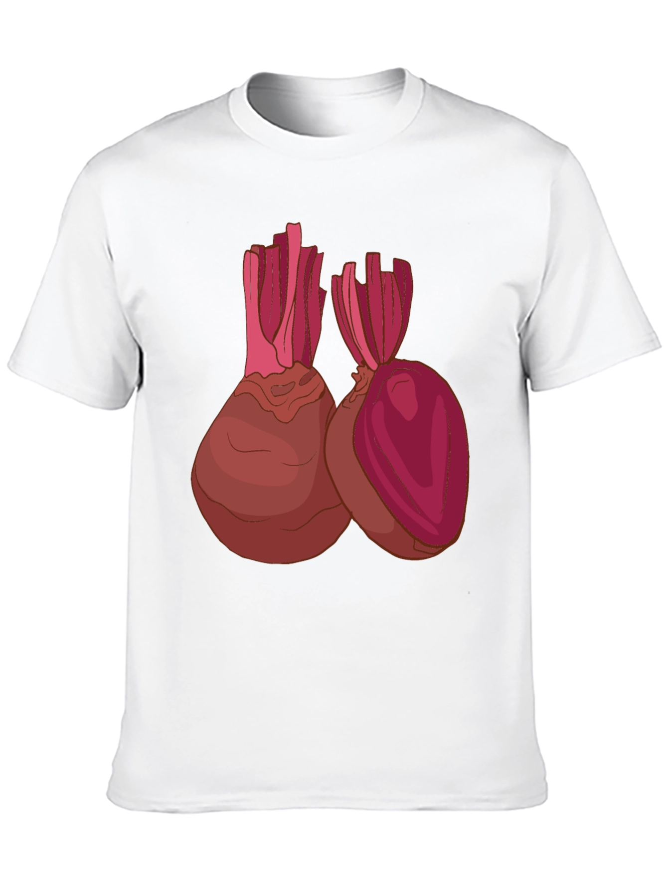 Beet Graphic Tee - Bold Vegetable Design