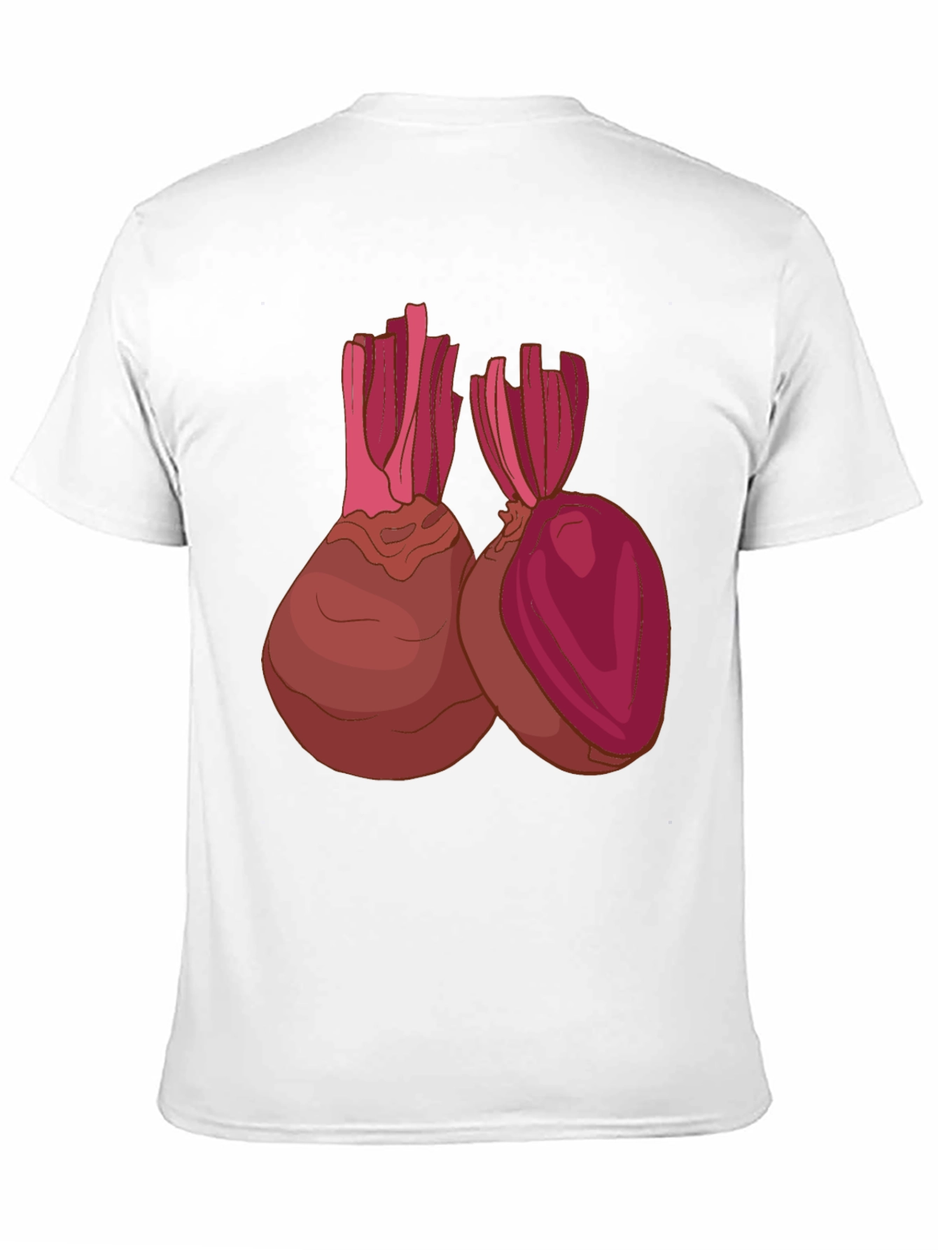 Beet Graphic Tee - Bold Vegetable Design