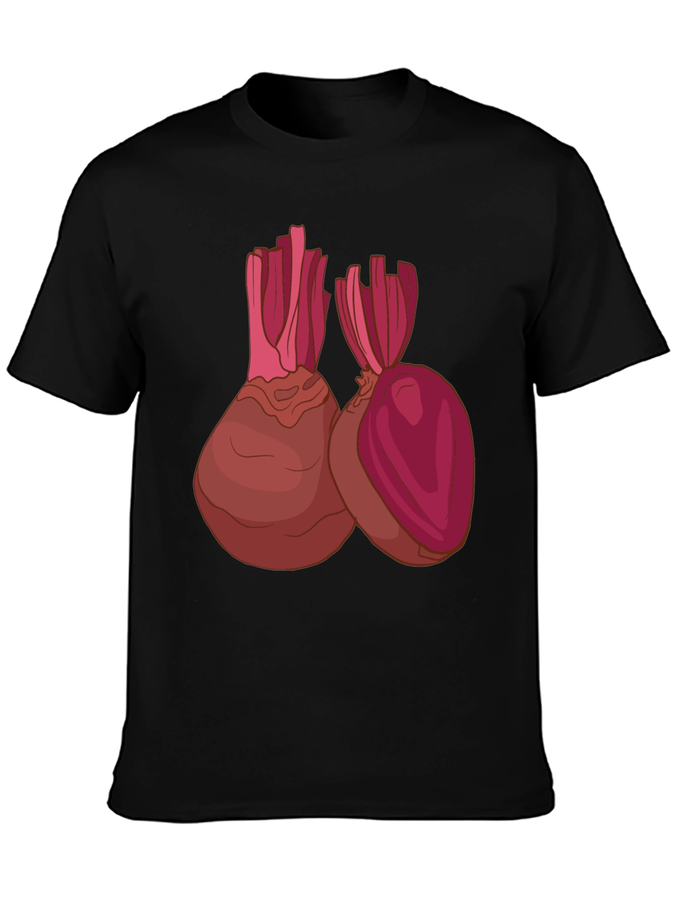 Beet Graphic Tee - Bold Vegetable Design