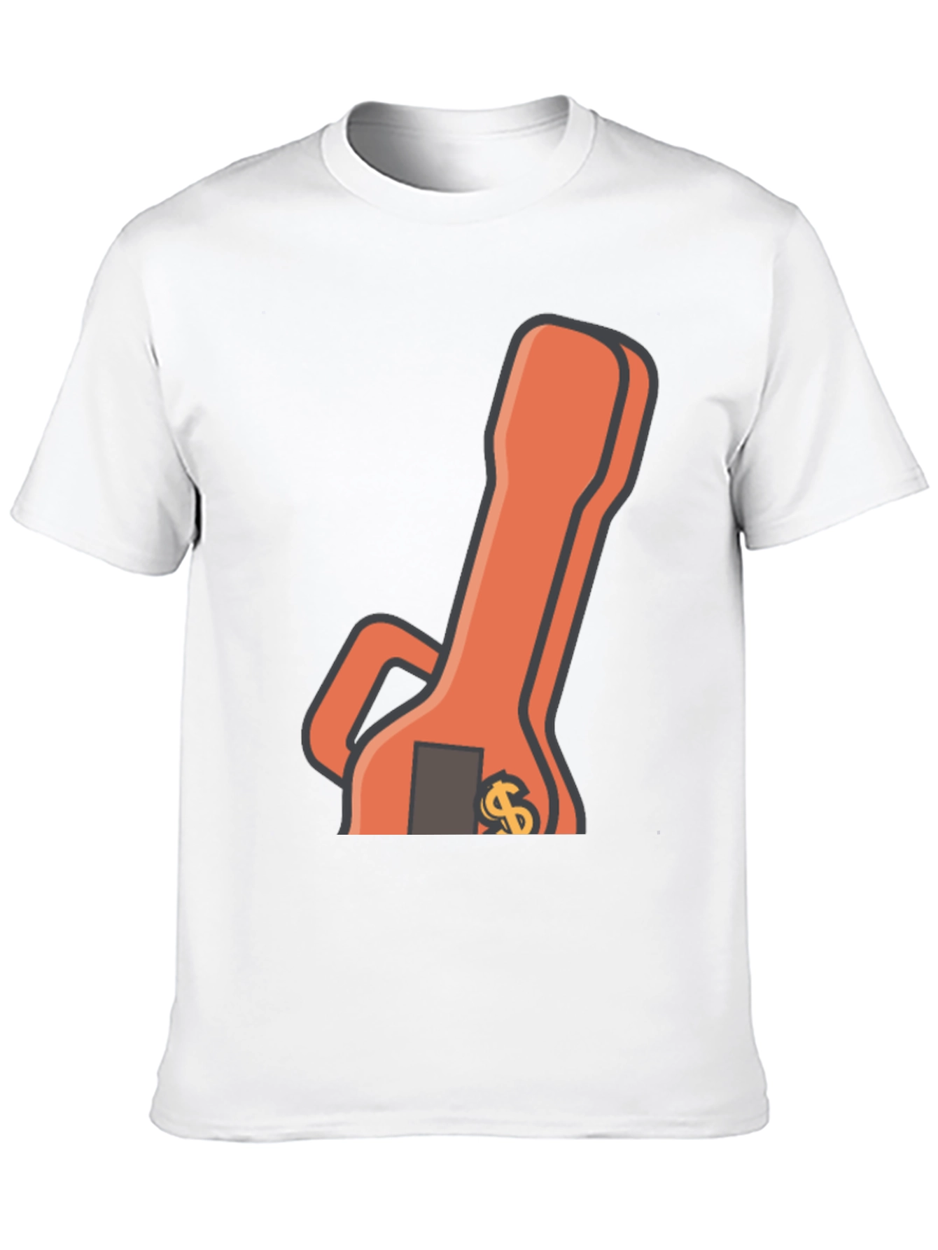 Black T-Shirt with Wrench Graphic