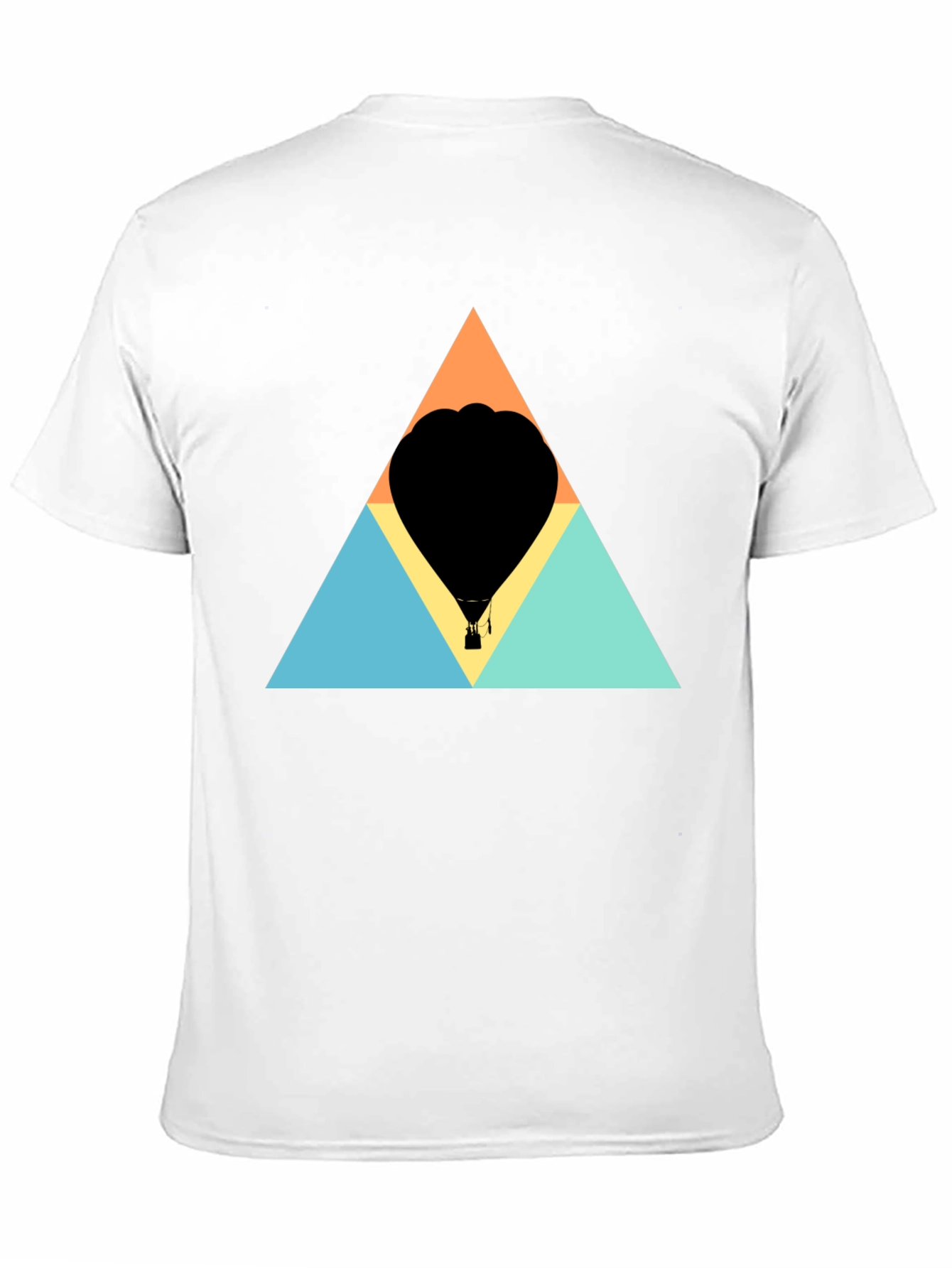 Geometric Hot Air Balloon Graphic Tee