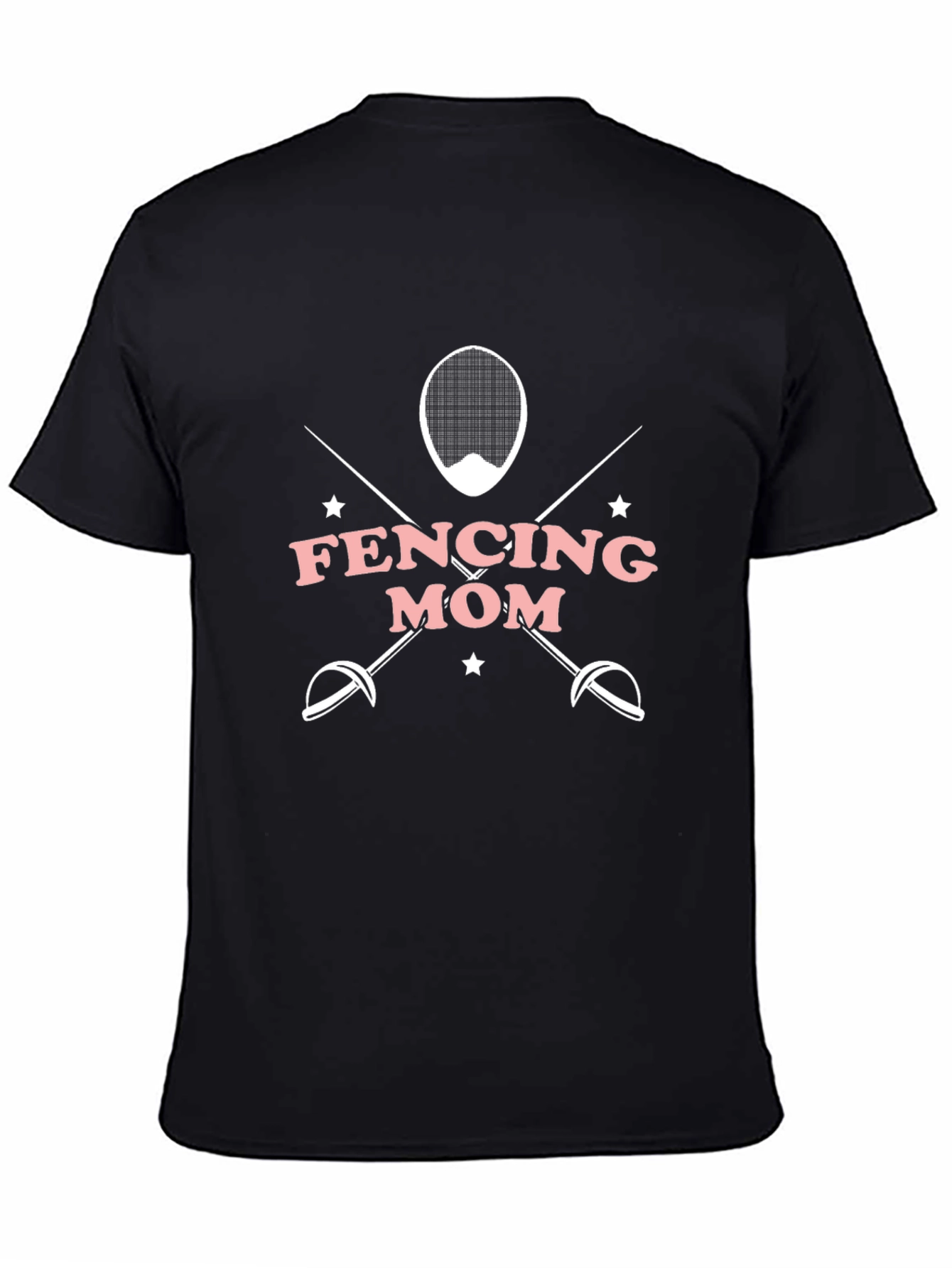Fencing Mom T-Shirt - Black