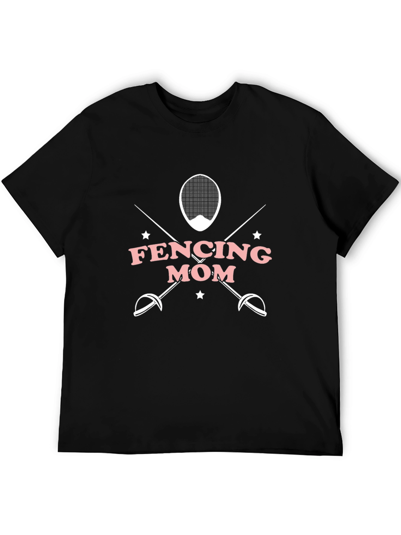 Fencing Mom T-Shirt - Black