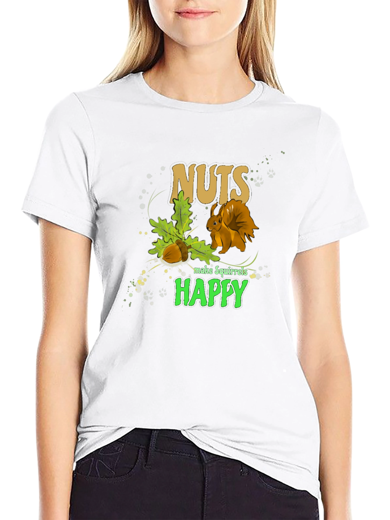 Nuts Make Squirrels Happy T-Shirt