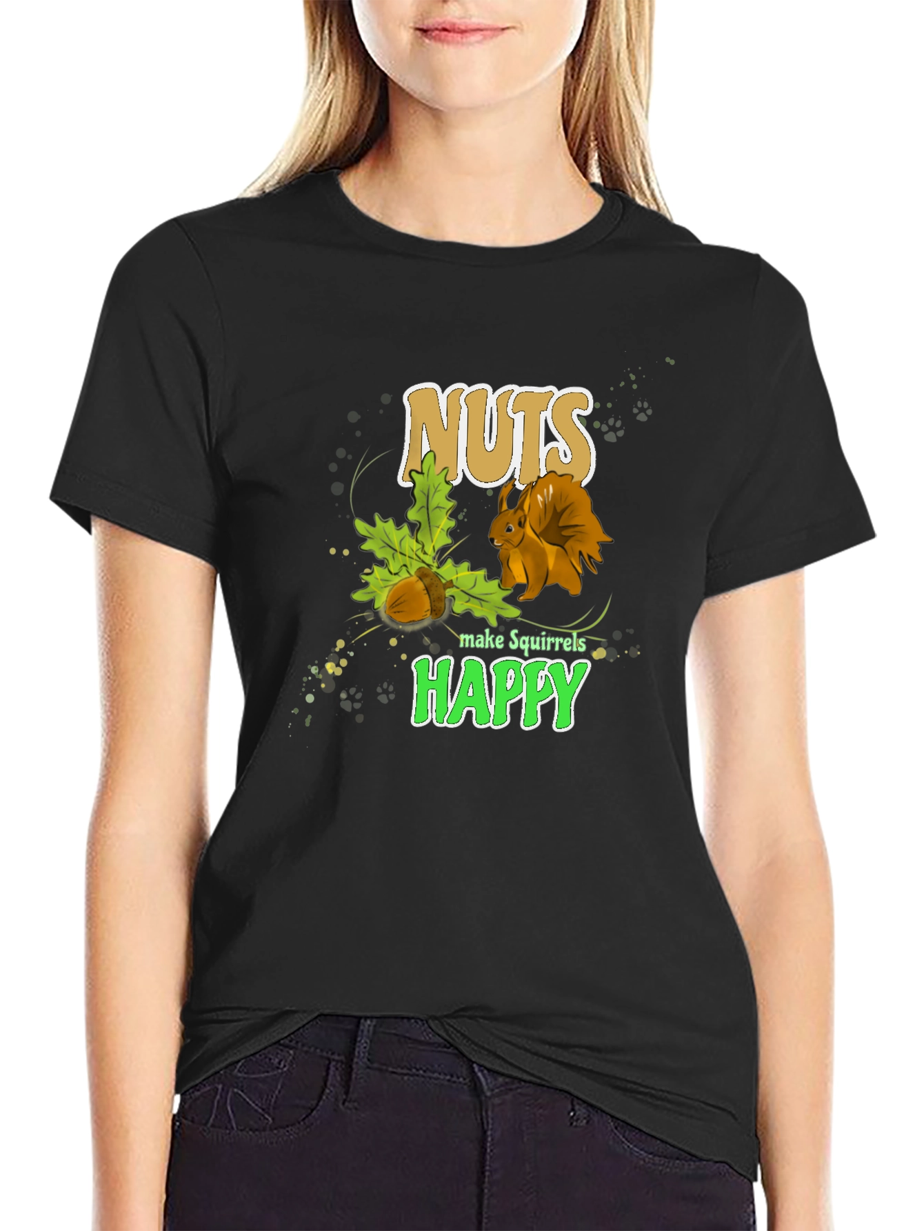Nuts Make Squirrels Happy T-Shirt