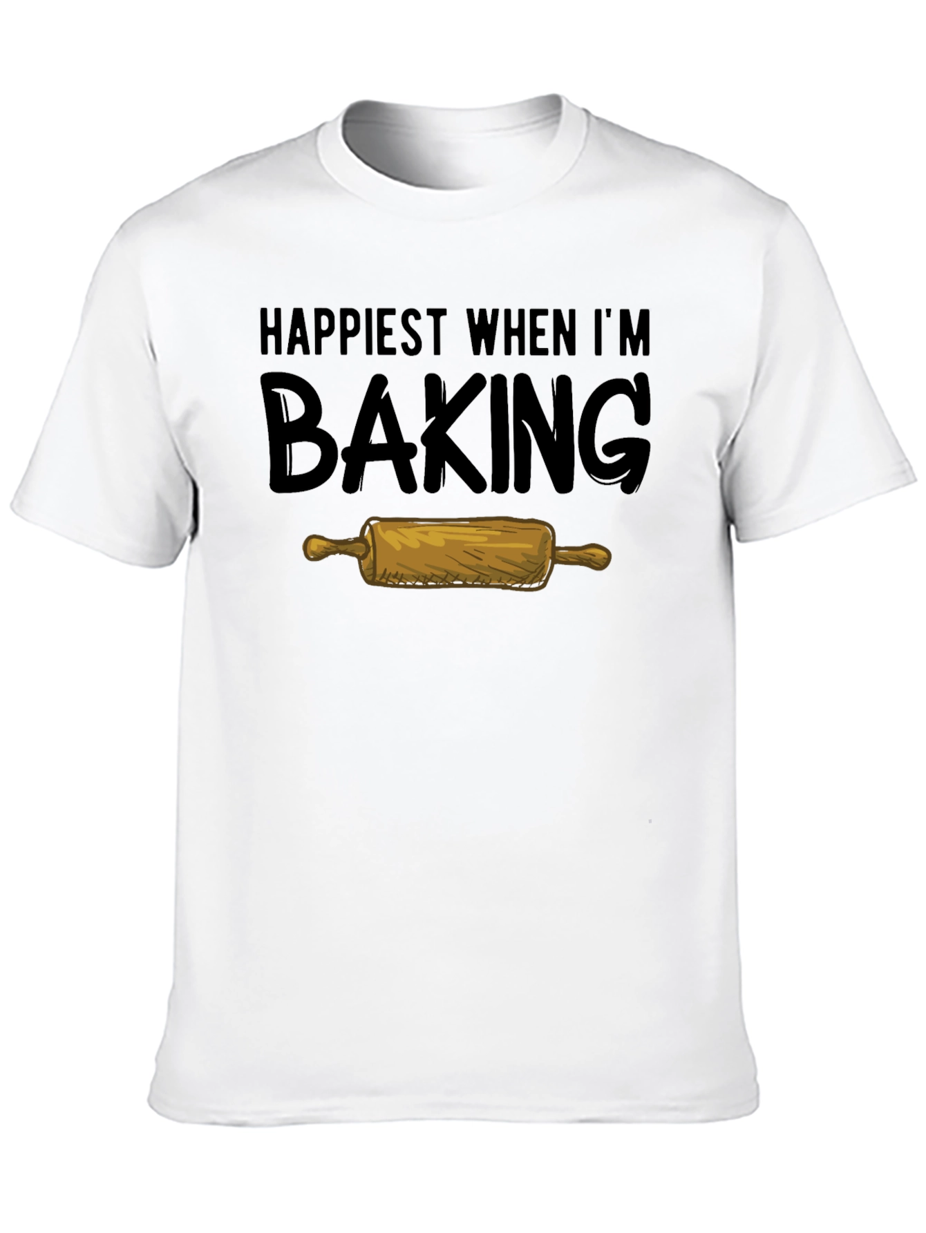 Happiest When Im Baking Graphic Tee