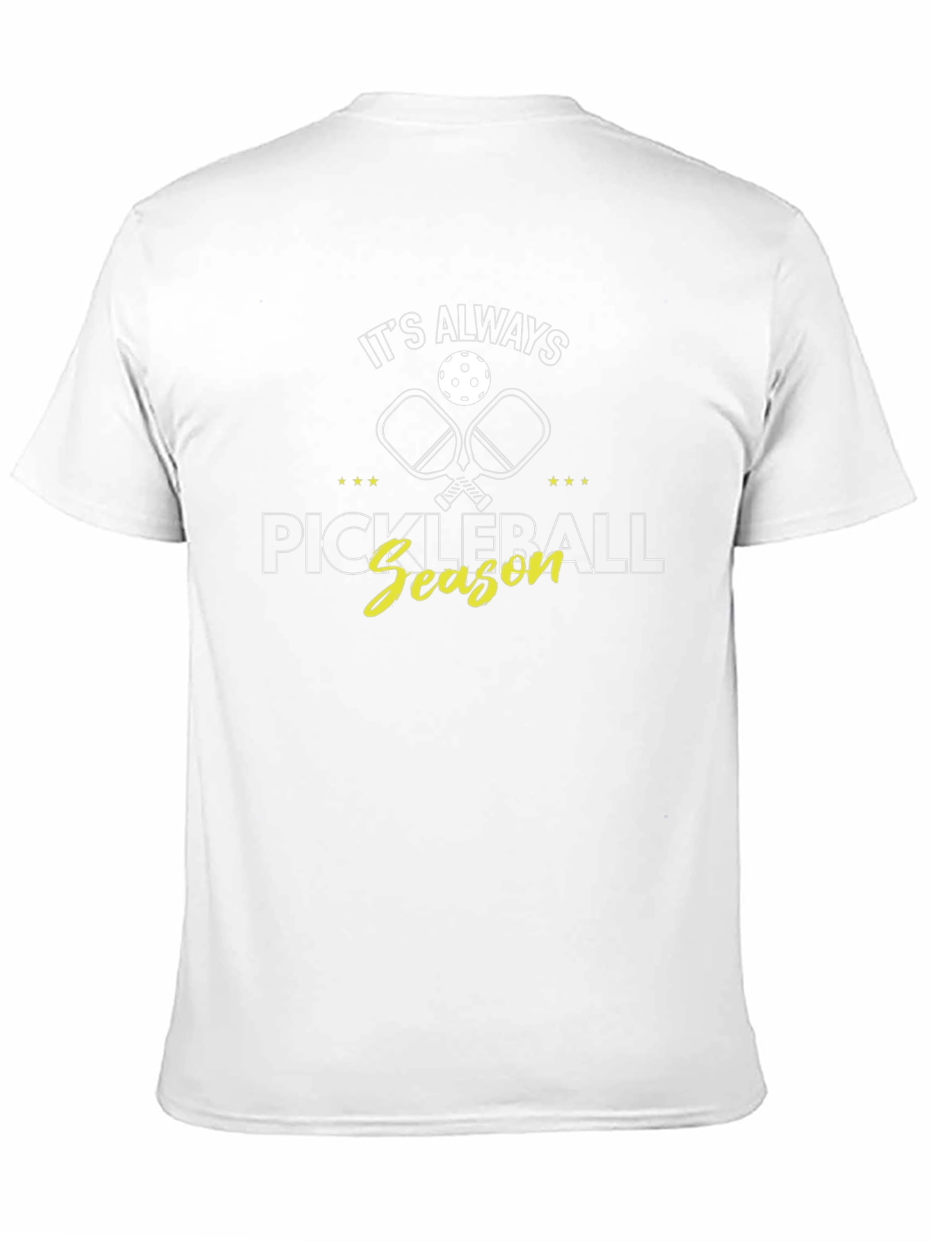 Pickleball Season Graphic Tee - Black