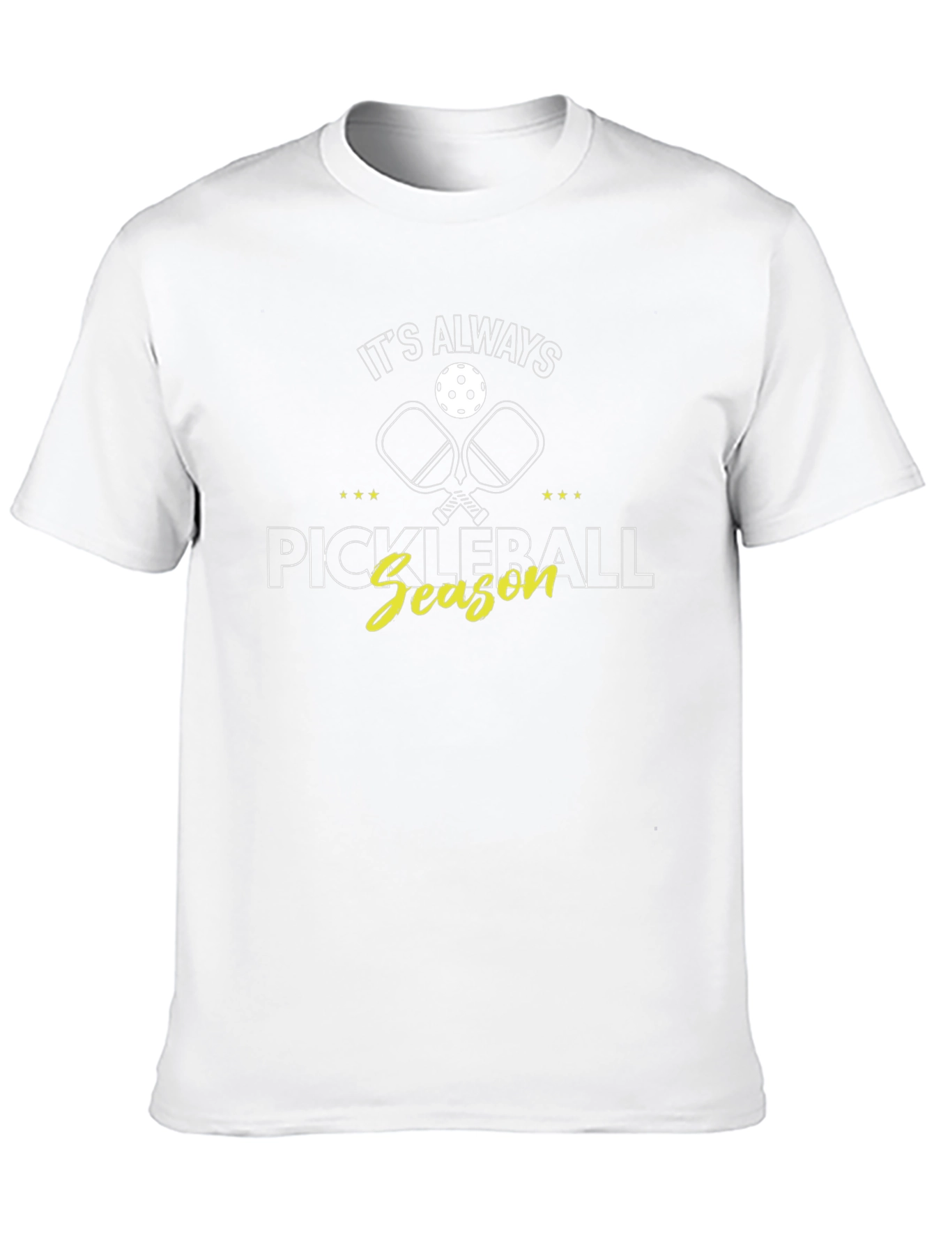 Pickleball Season Graphic Tee - Black