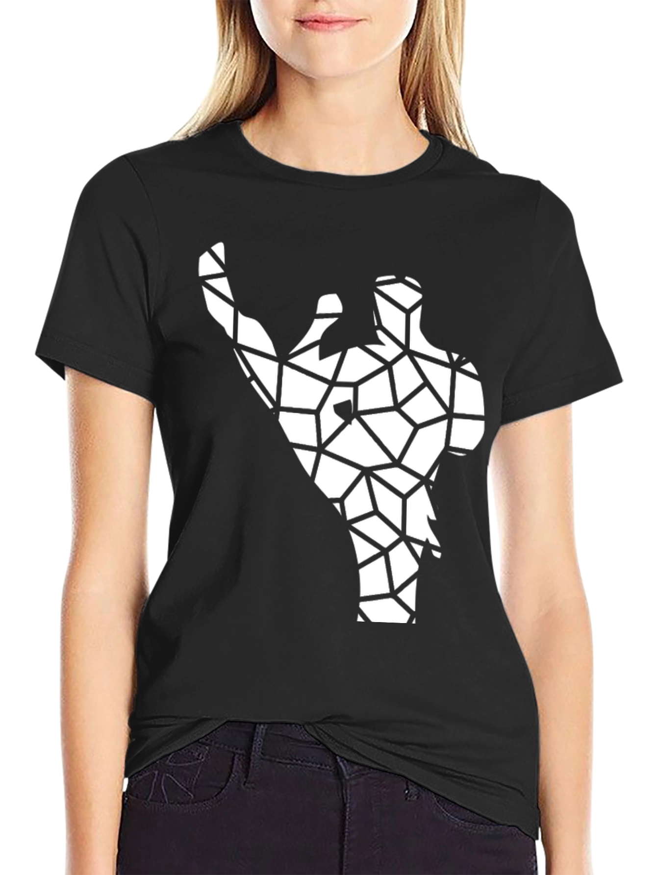 Geometric Silhouette T-Shirt - Modern Graphic Tee