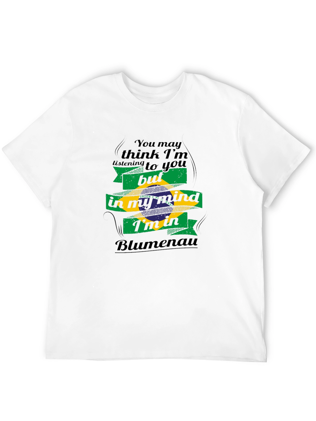 Blumenau Brazil Mind T-Shirt - Black
