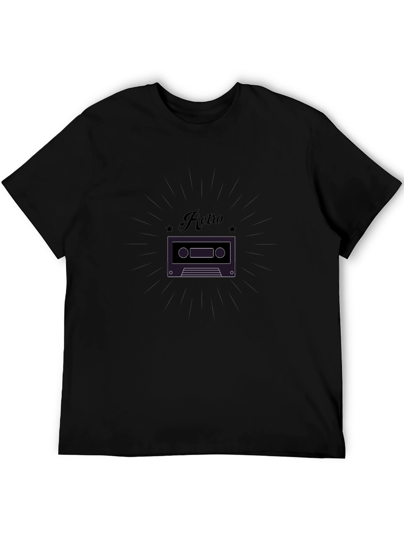 Retro Cassette Tape Graphic T-Shirt - Classic Style