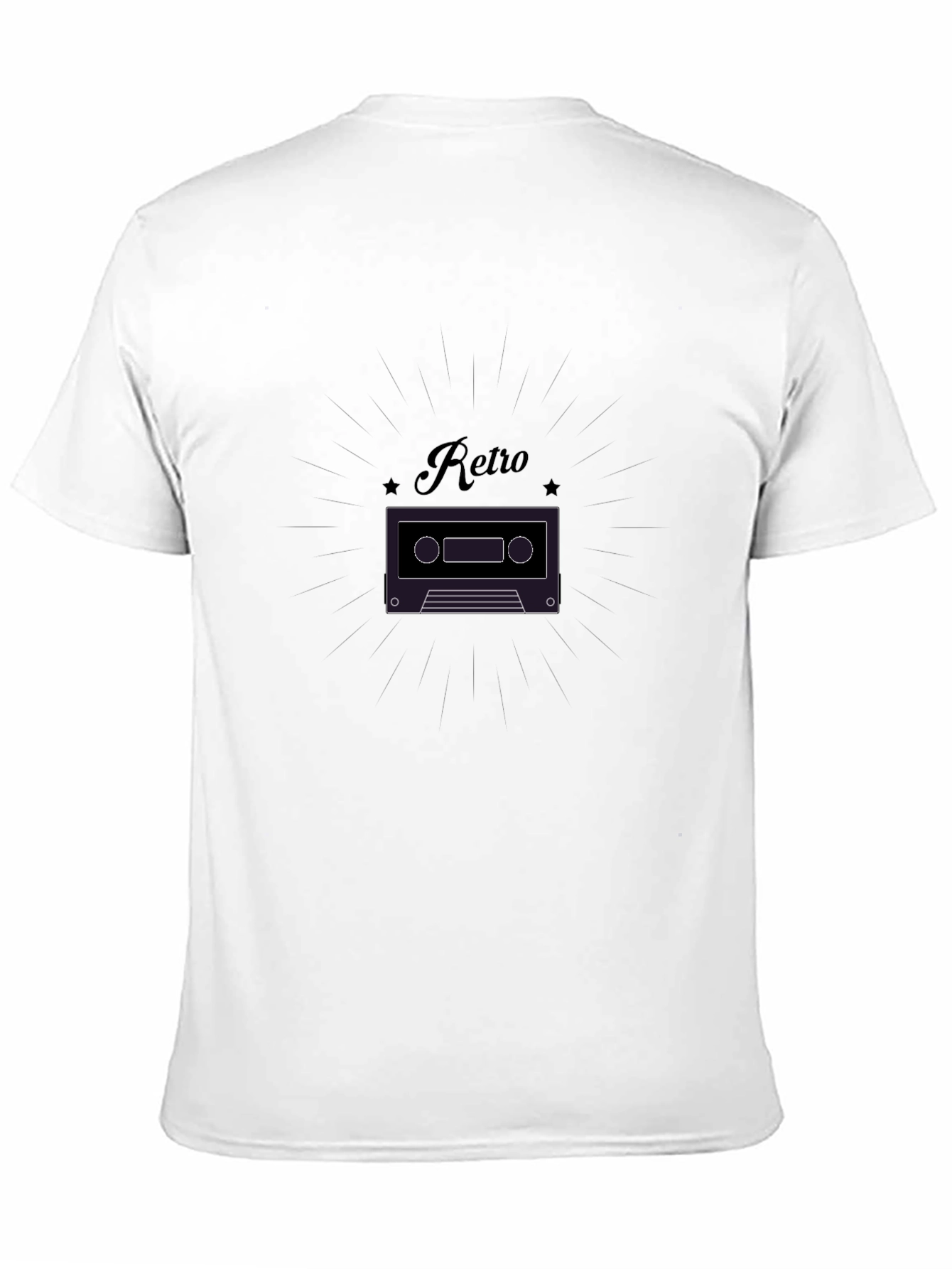 Retro Cassette Tape Graphic T-Shirt - Classic Style