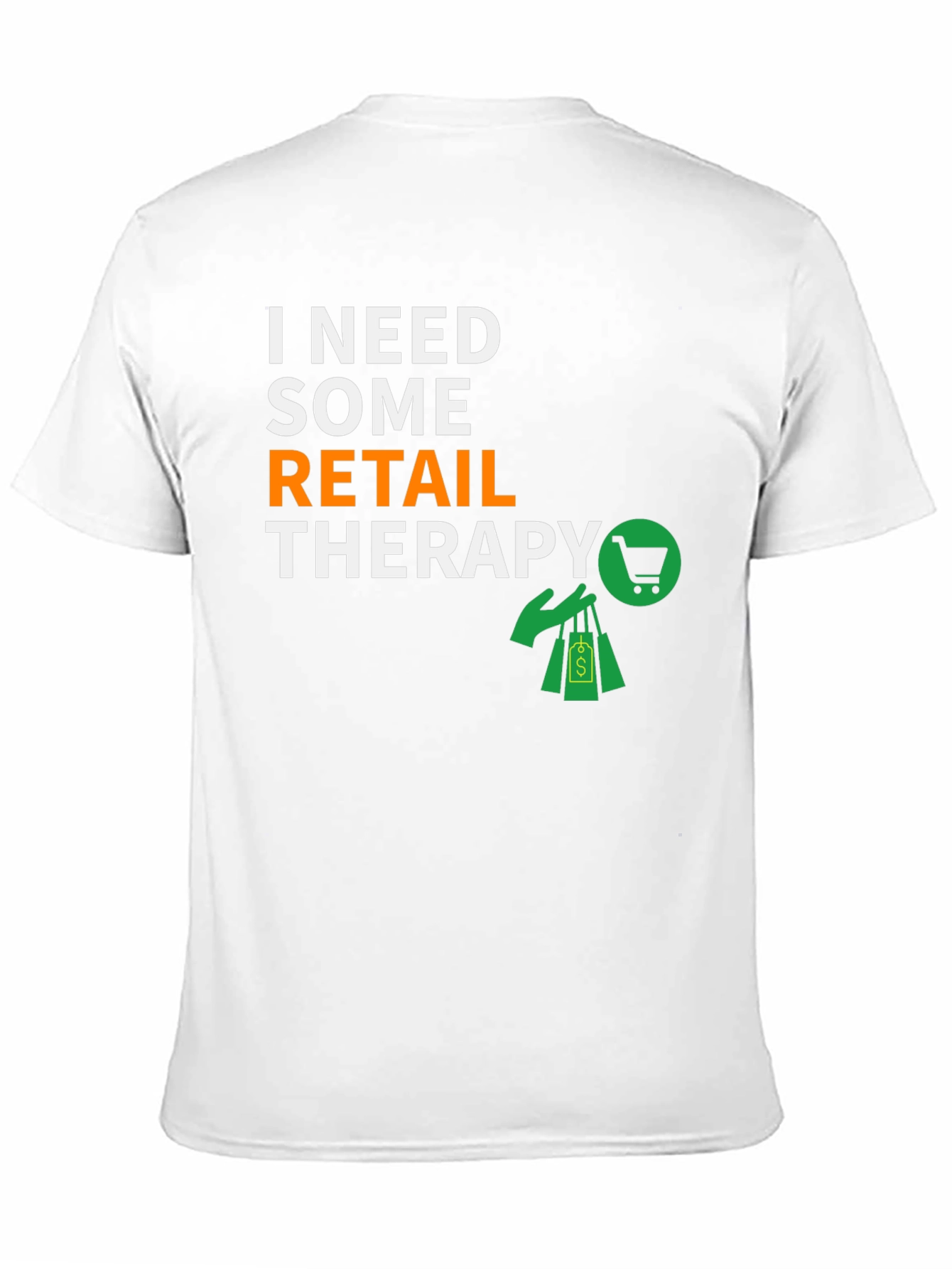 Retail Therapy T-Shirt - Black Graphic Tee