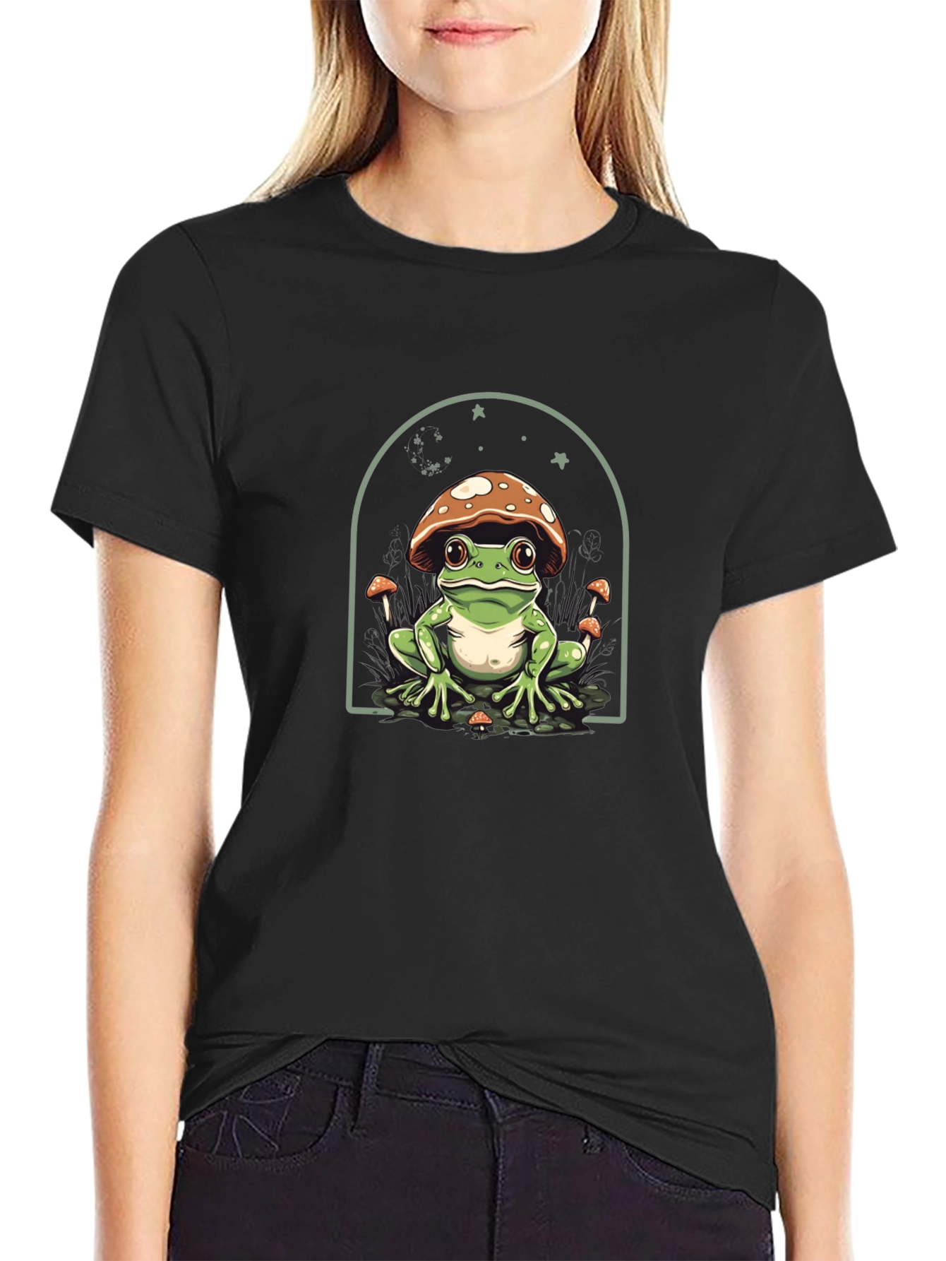 Mushroom Frog T-Shirt - Unique Graphic Tee