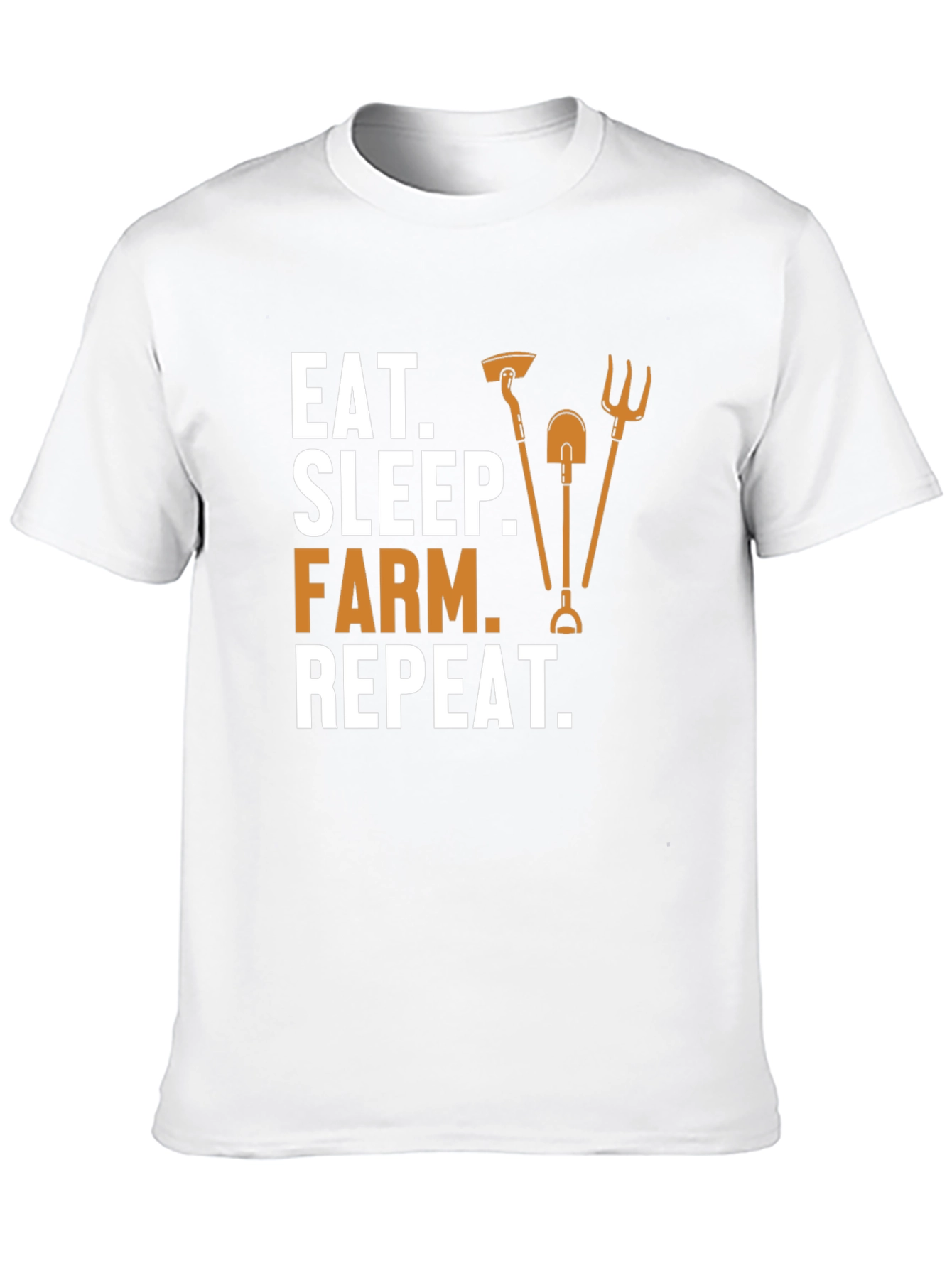 Eat Sleep Farm Repeat Graphic Tee