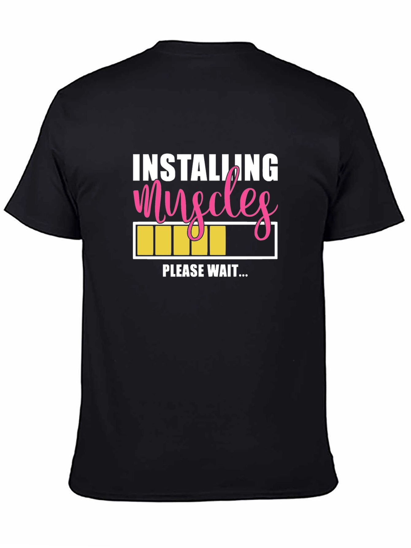 Installing Muscles T-Shirt - Funny Workout Tee