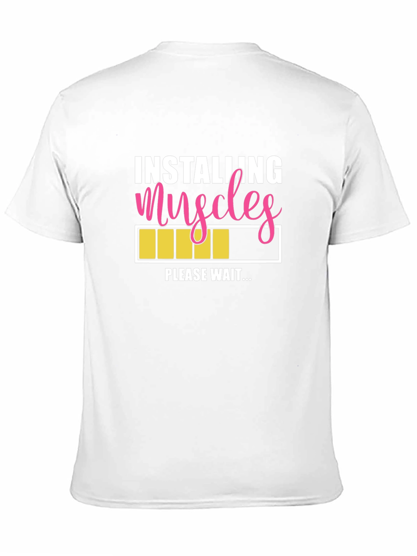 Installing Muscles T-Shirt - Funny Workout Tee