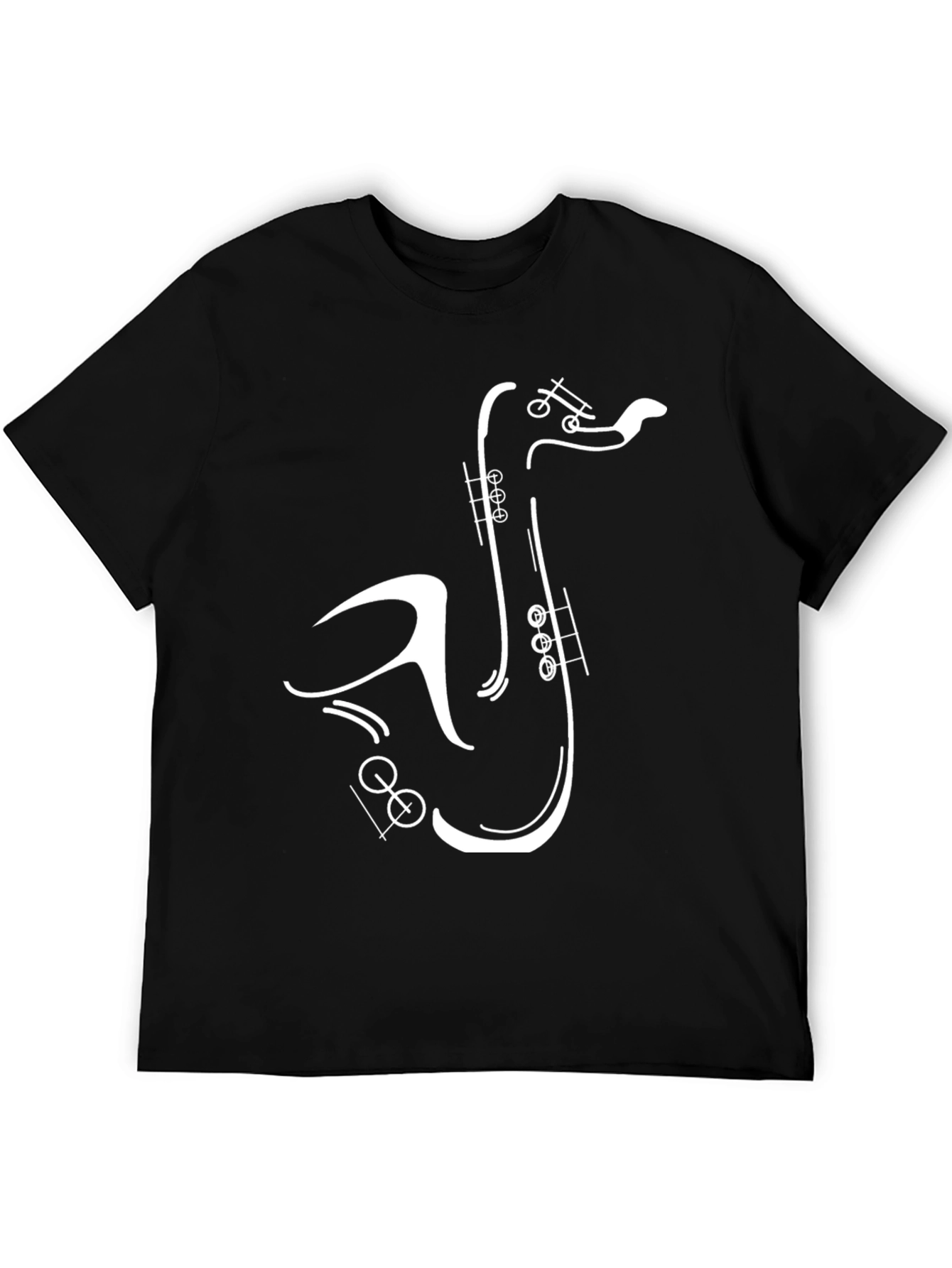 Saxophone Graphic Tee - Cool Musician T-Shirt