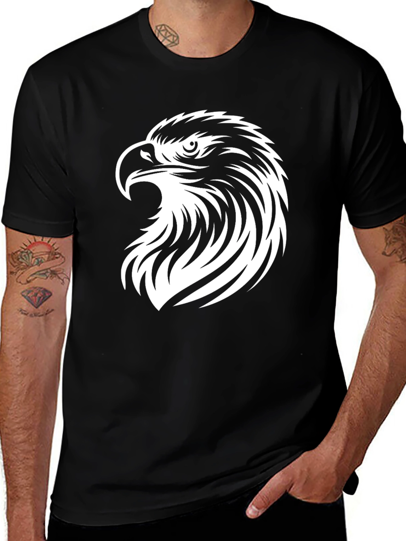 Eagle Graphic Tee - Classic Black T-Shirt