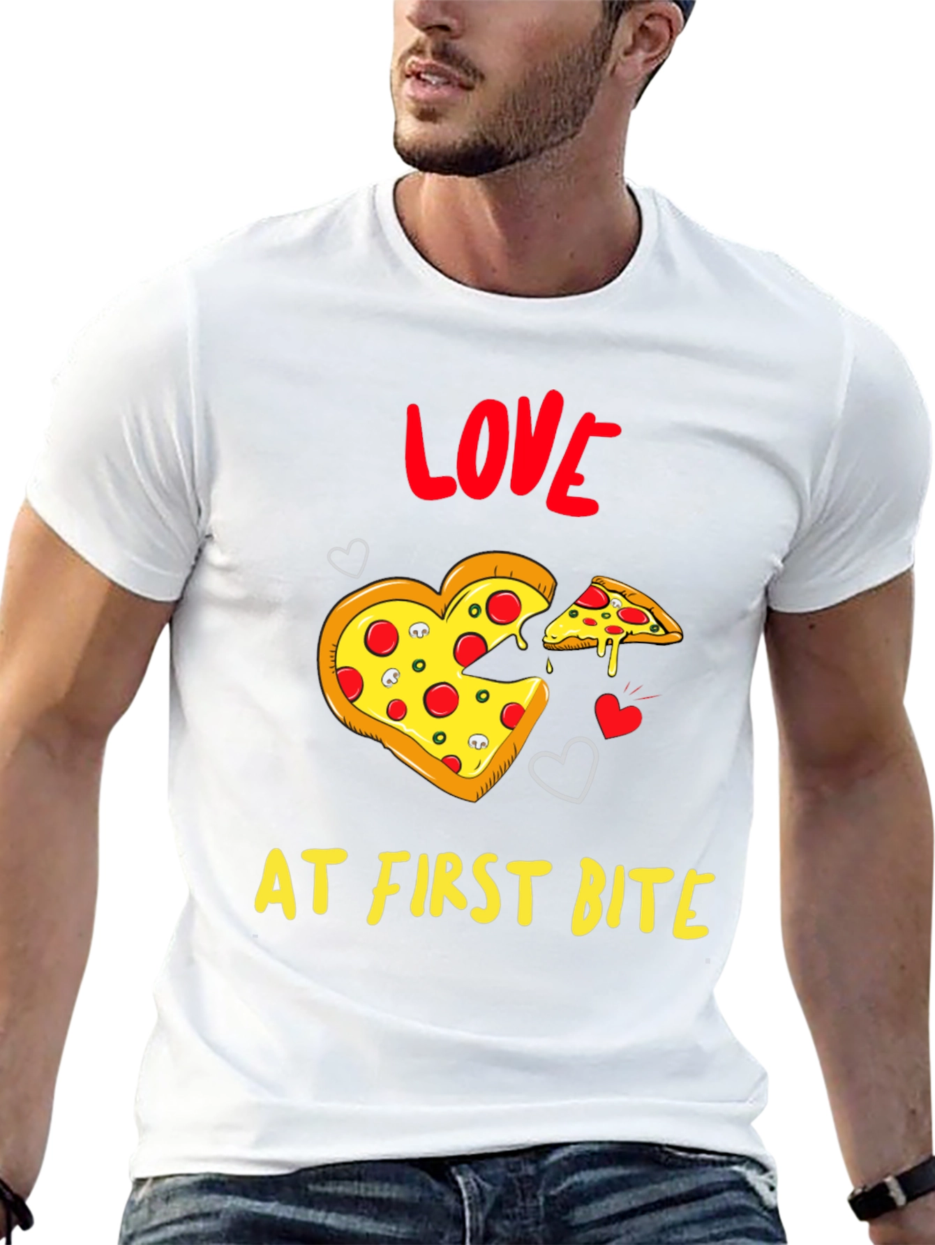 Pizza Love at First Bite T-Shirt