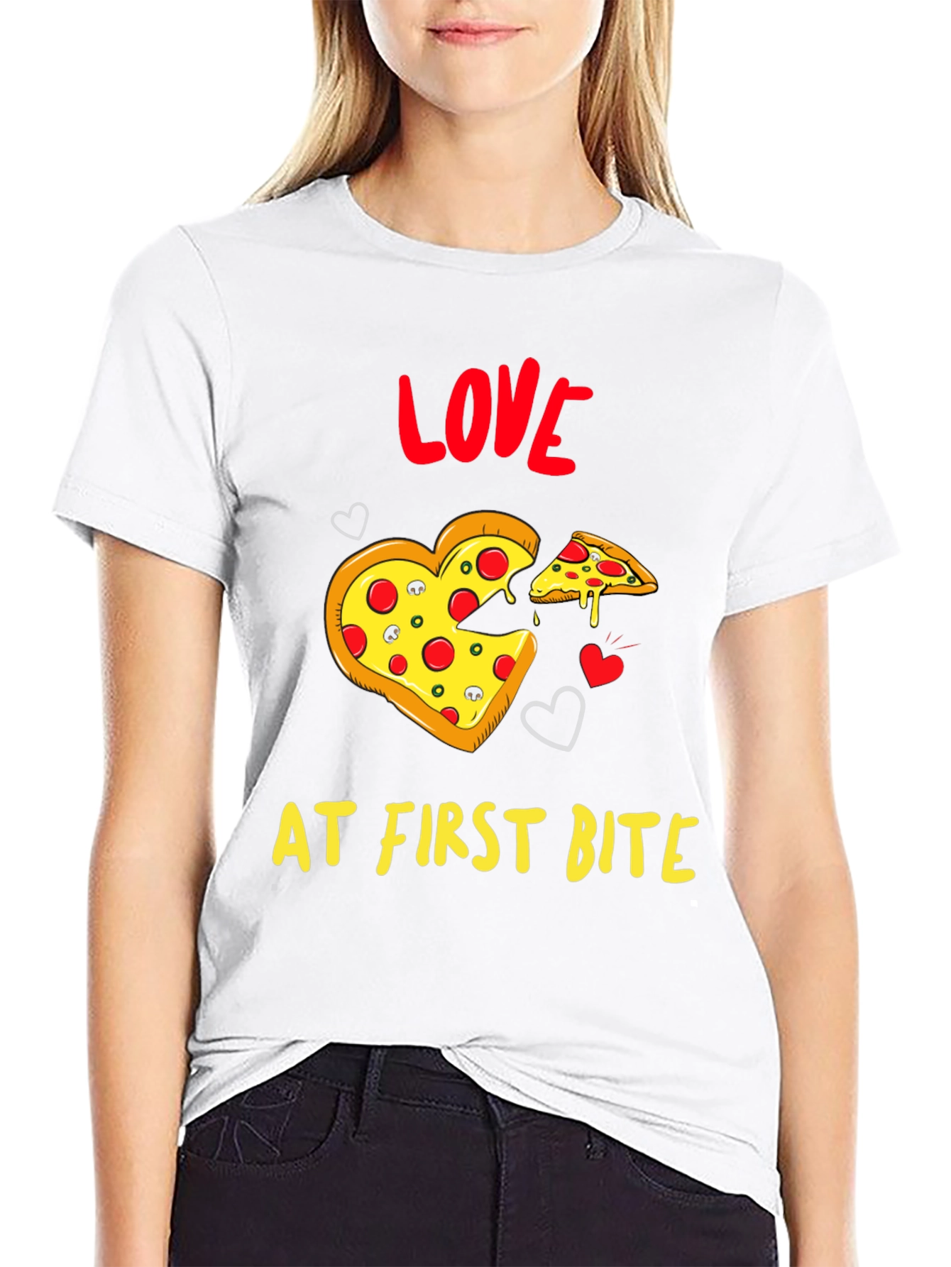Pizza Love at First Bite T-Shirt
