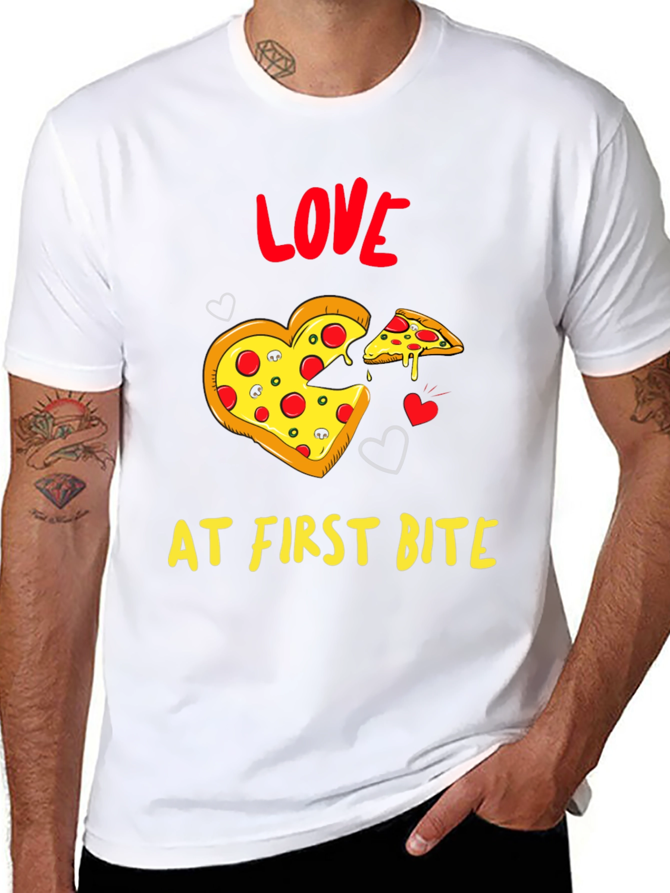 Pizza Love at First Bite T-Shirt