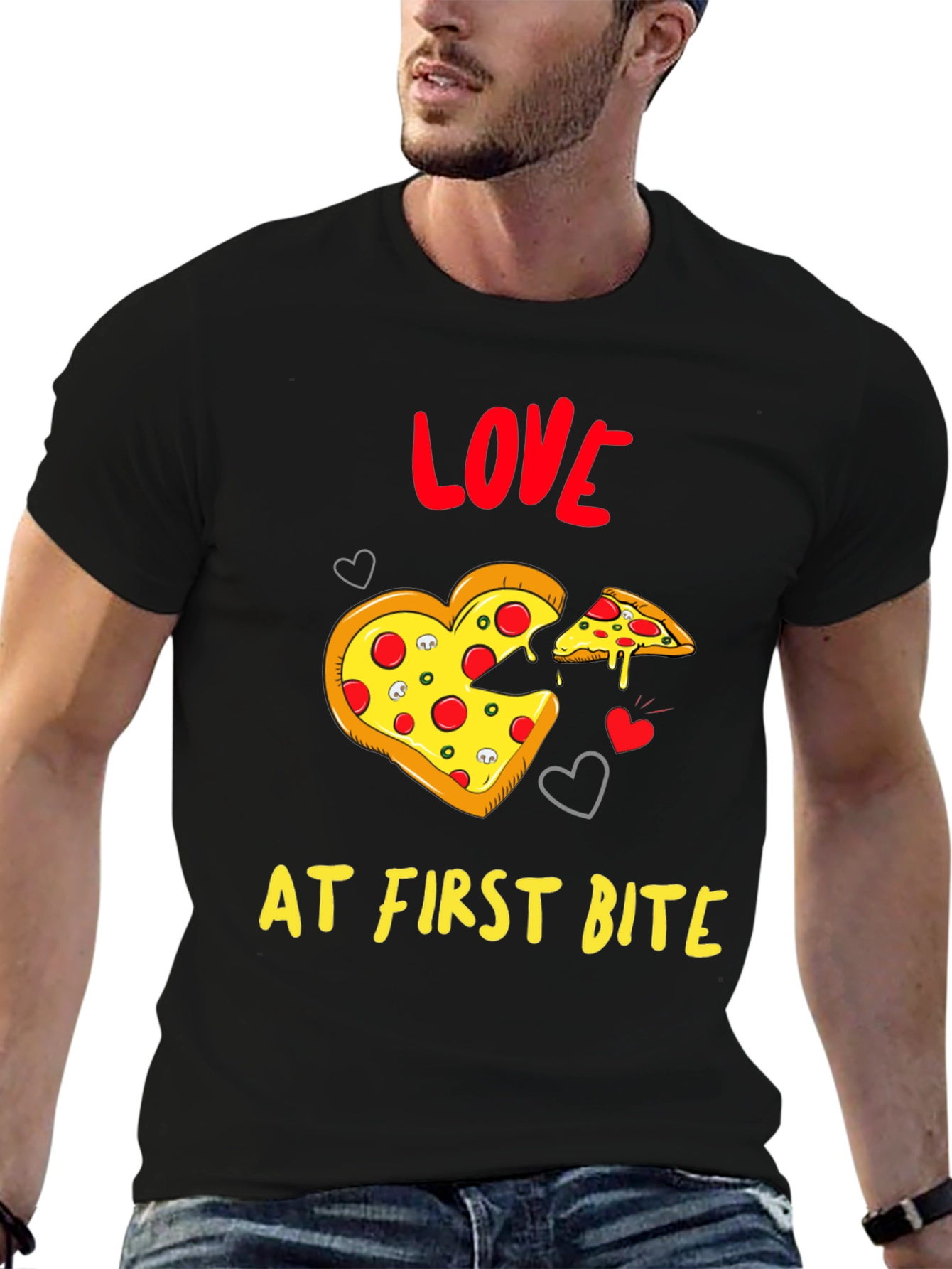 Pizza Love at First Bite T-Shirt