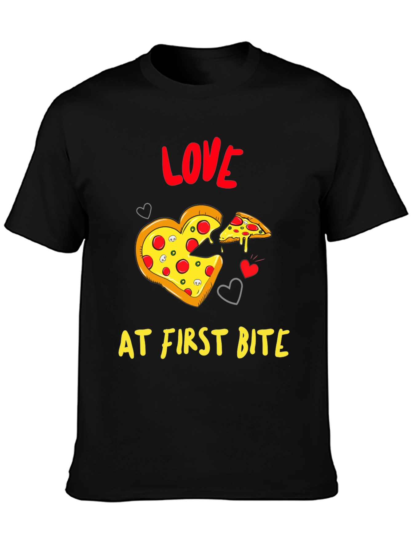 Pizza Love at First Bite T-Shirt